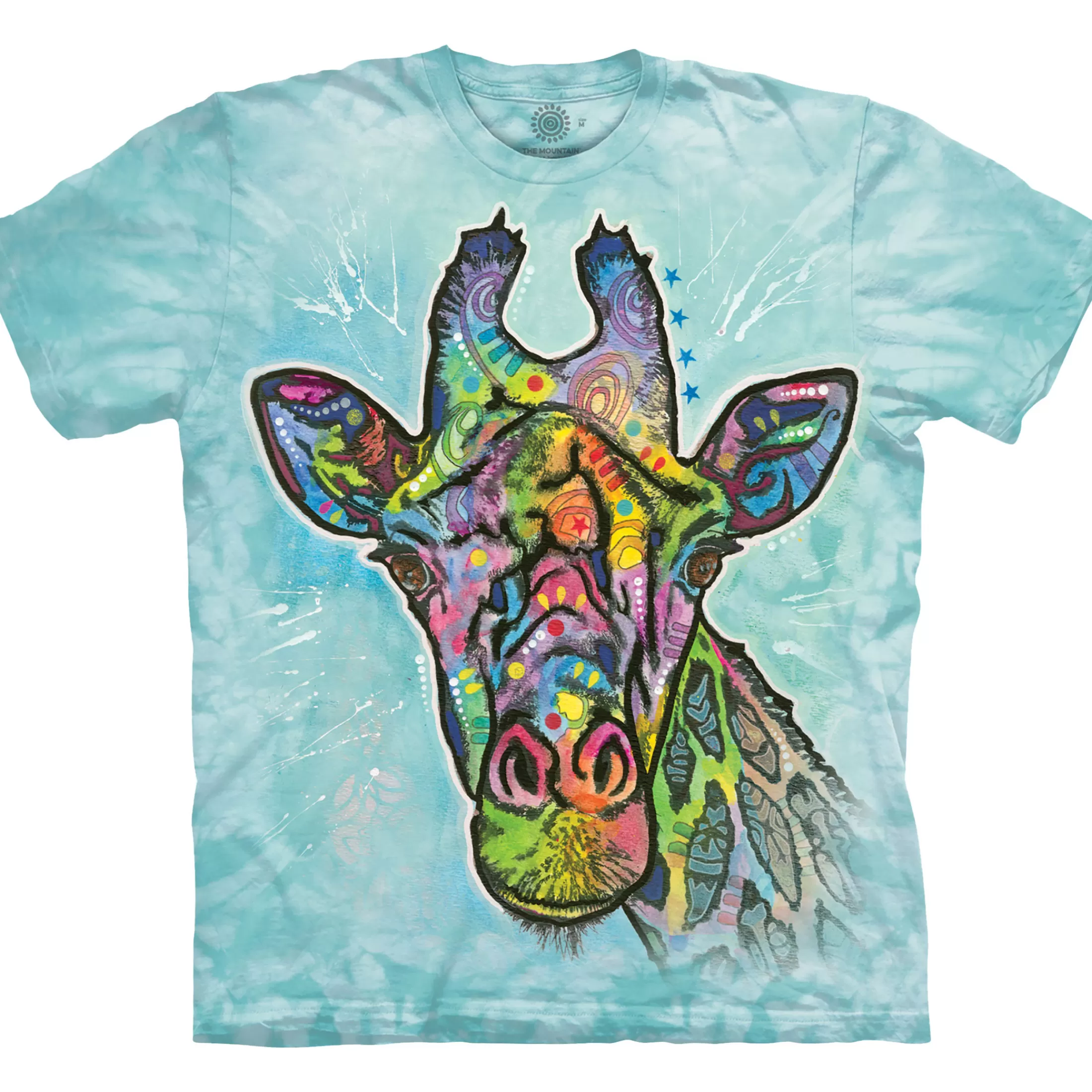 T-Shirt | Wild Animals<Liquid Blue Russo Giraffe Classic Cotton T-Shirt