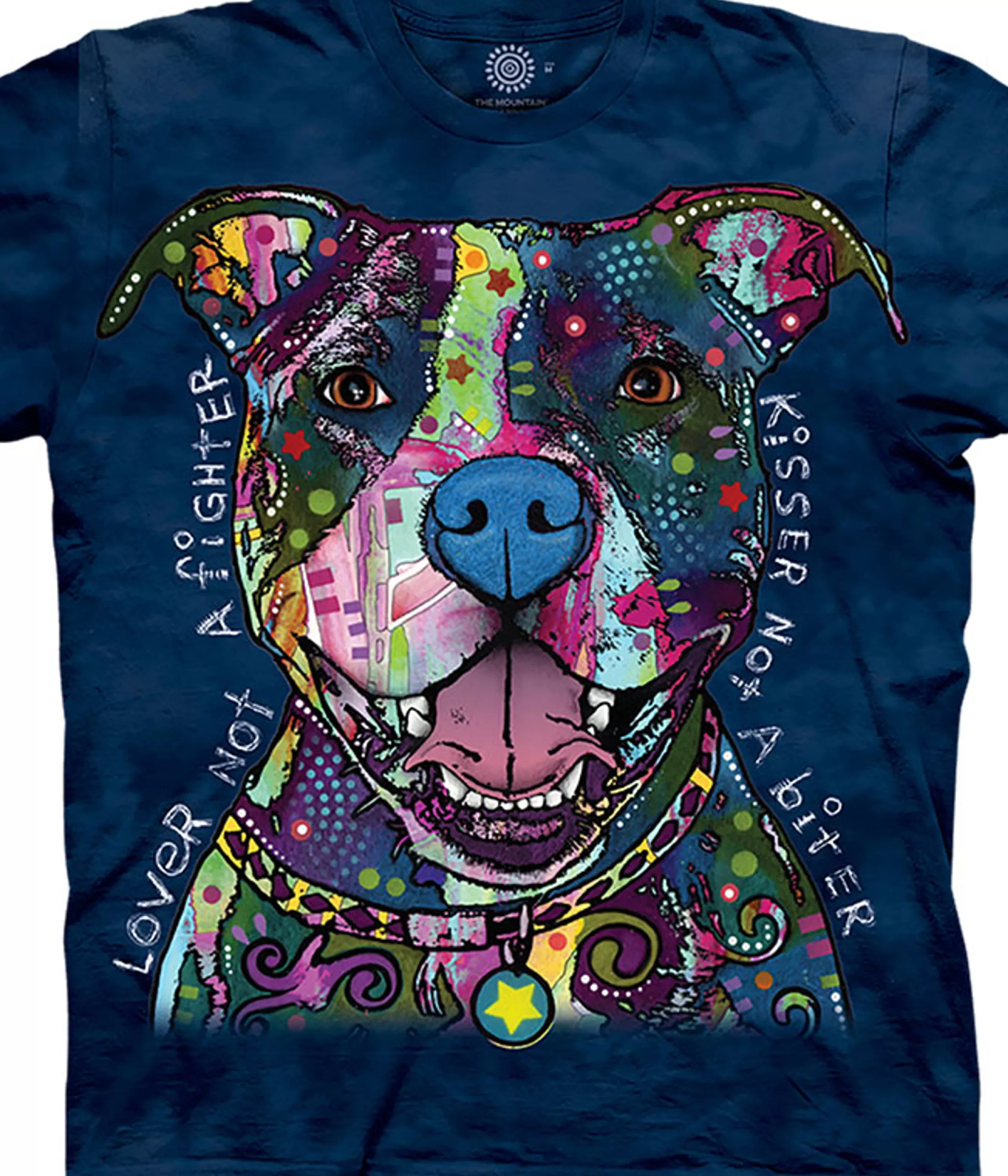 T-Shirt | Pets<Liquid Blue Russo Kisser Classic Cotton T-Shirt