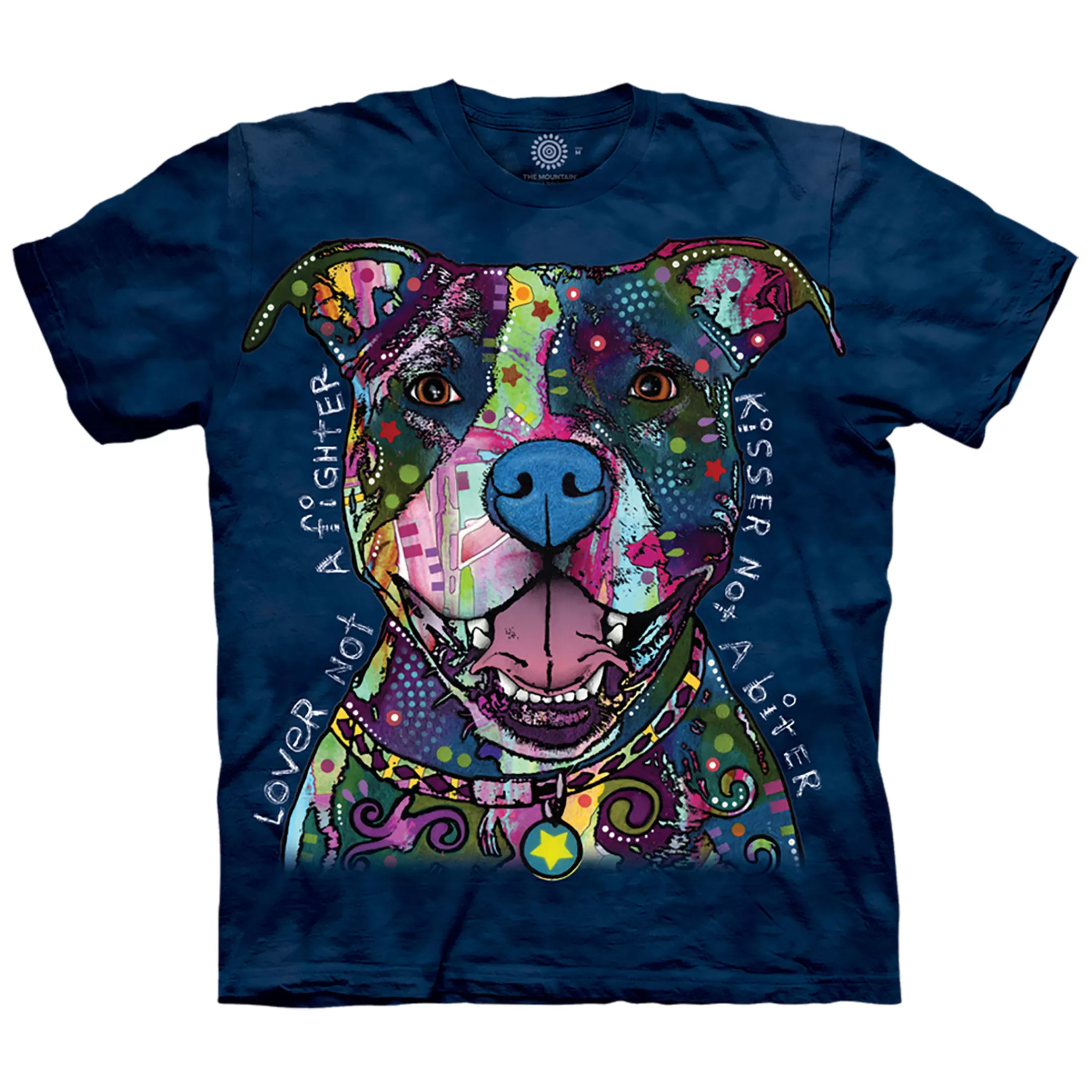 T-Shirt | Pets<Liquid Blue Russo Kisser Classic Cotton T-Shirt