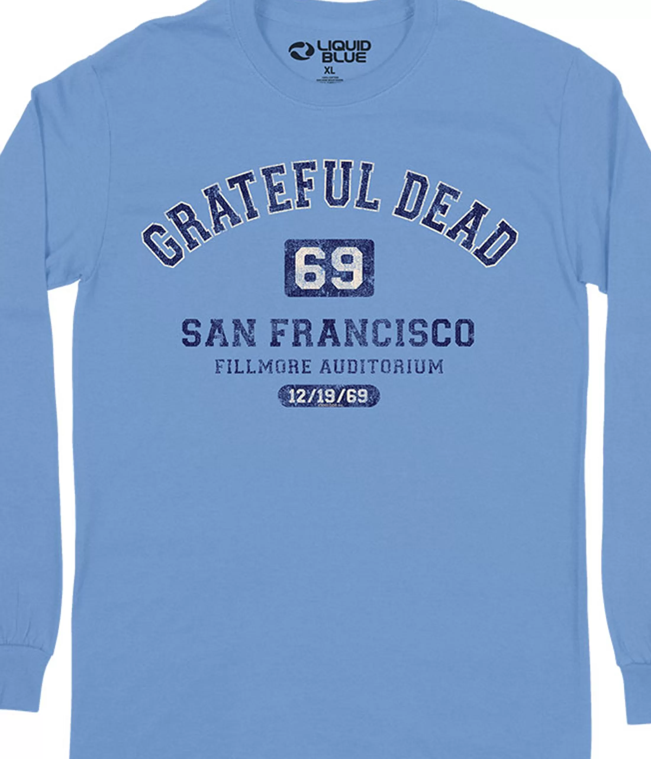 Long Sleeve | Grateful Dead<Liquid Blue San Francisco 69 Long Sleeve T-Shirt