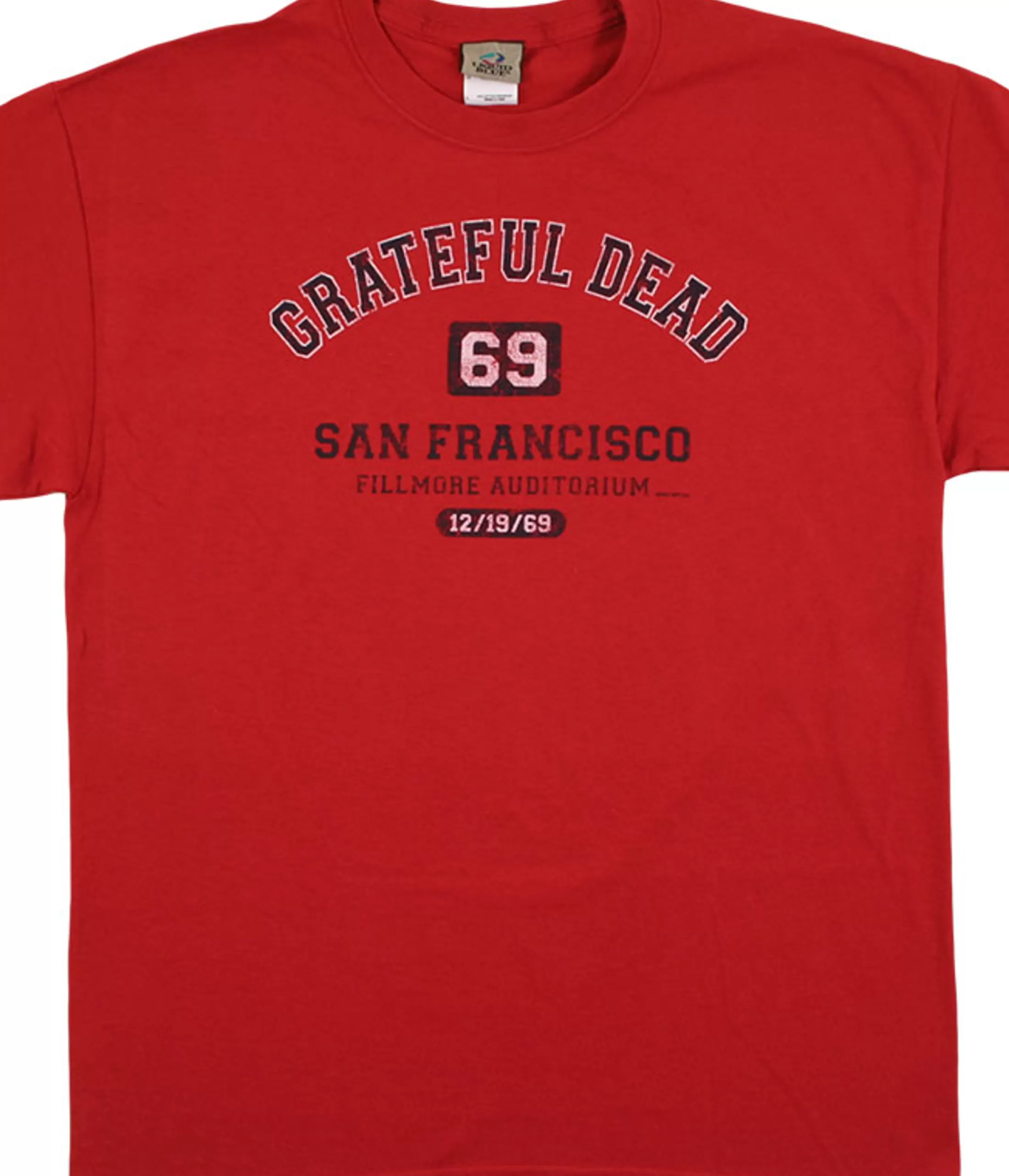 T-Shirt | Grateful Dead<Liquid Blue San Francisco 69 Red T-Shirt