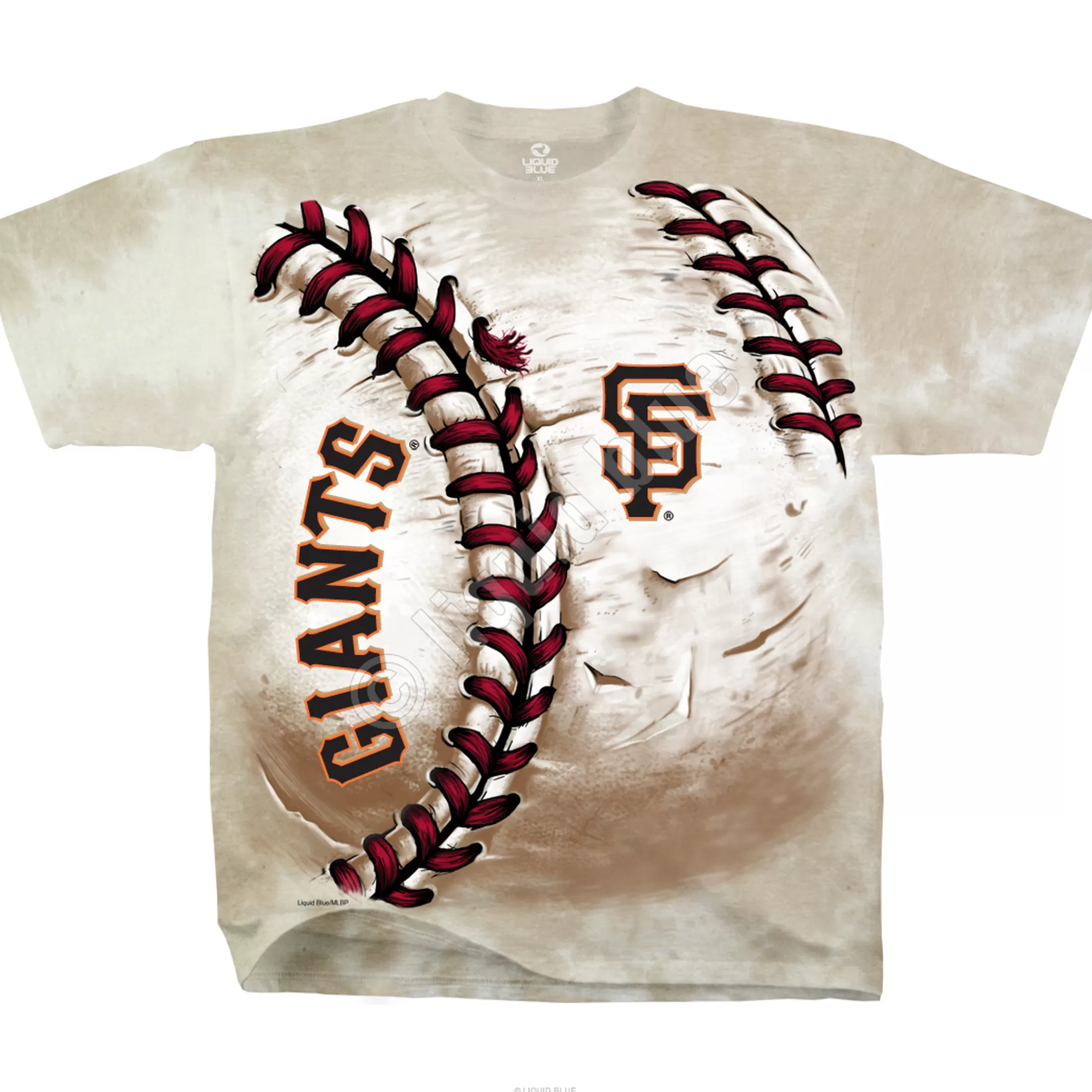 T-Shirt | San Francisco Giants<Liquid Blue San Francisco Giants Hardball Tie-Dye T-Shirt