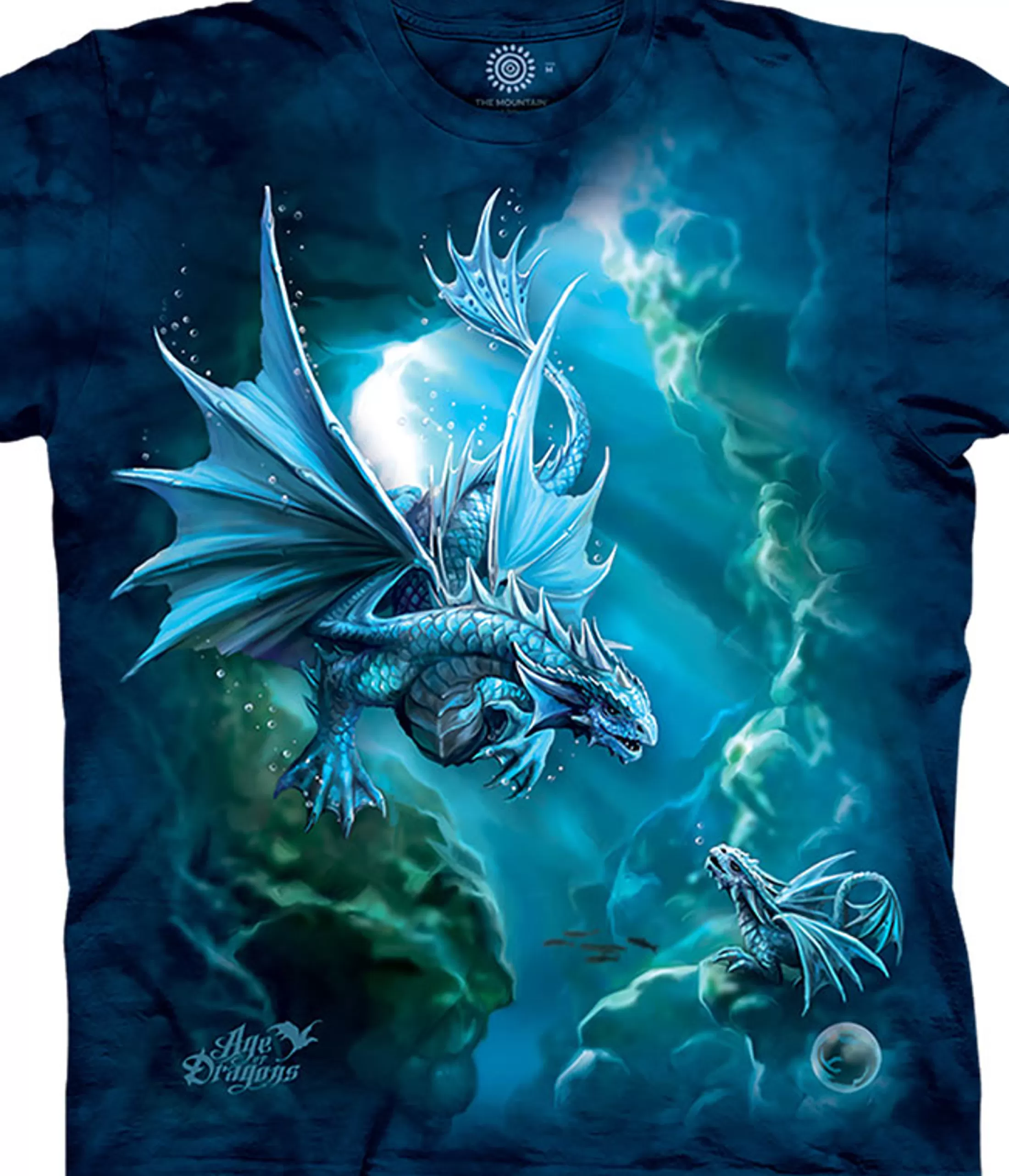 T-Shirt | Dragons<Liquid Blue Sea Dragon Classic Cotton T-Shirt