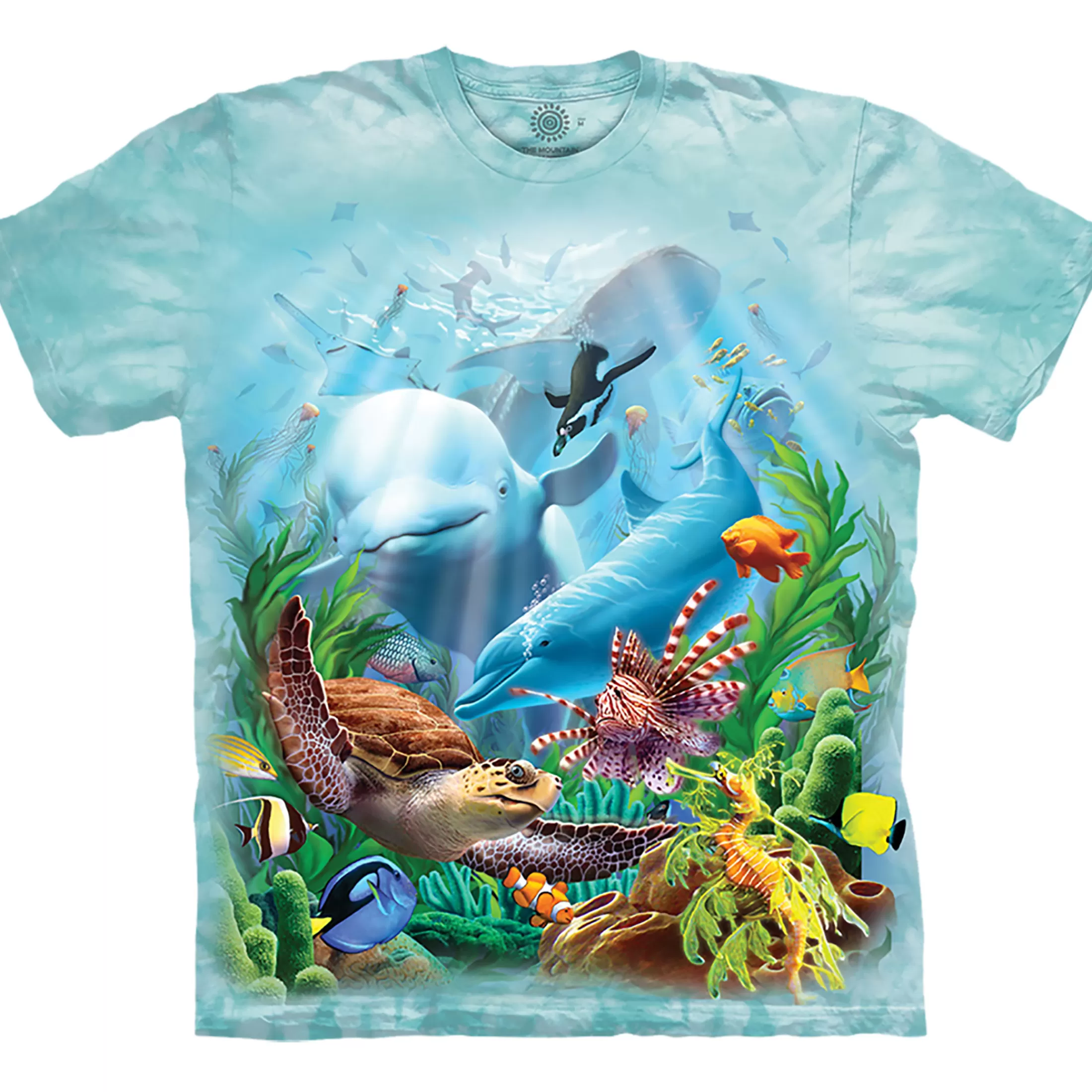 T-Shirt | Aquatic<Liquid Blue Sea Villains Classic Cotton T-Shirt