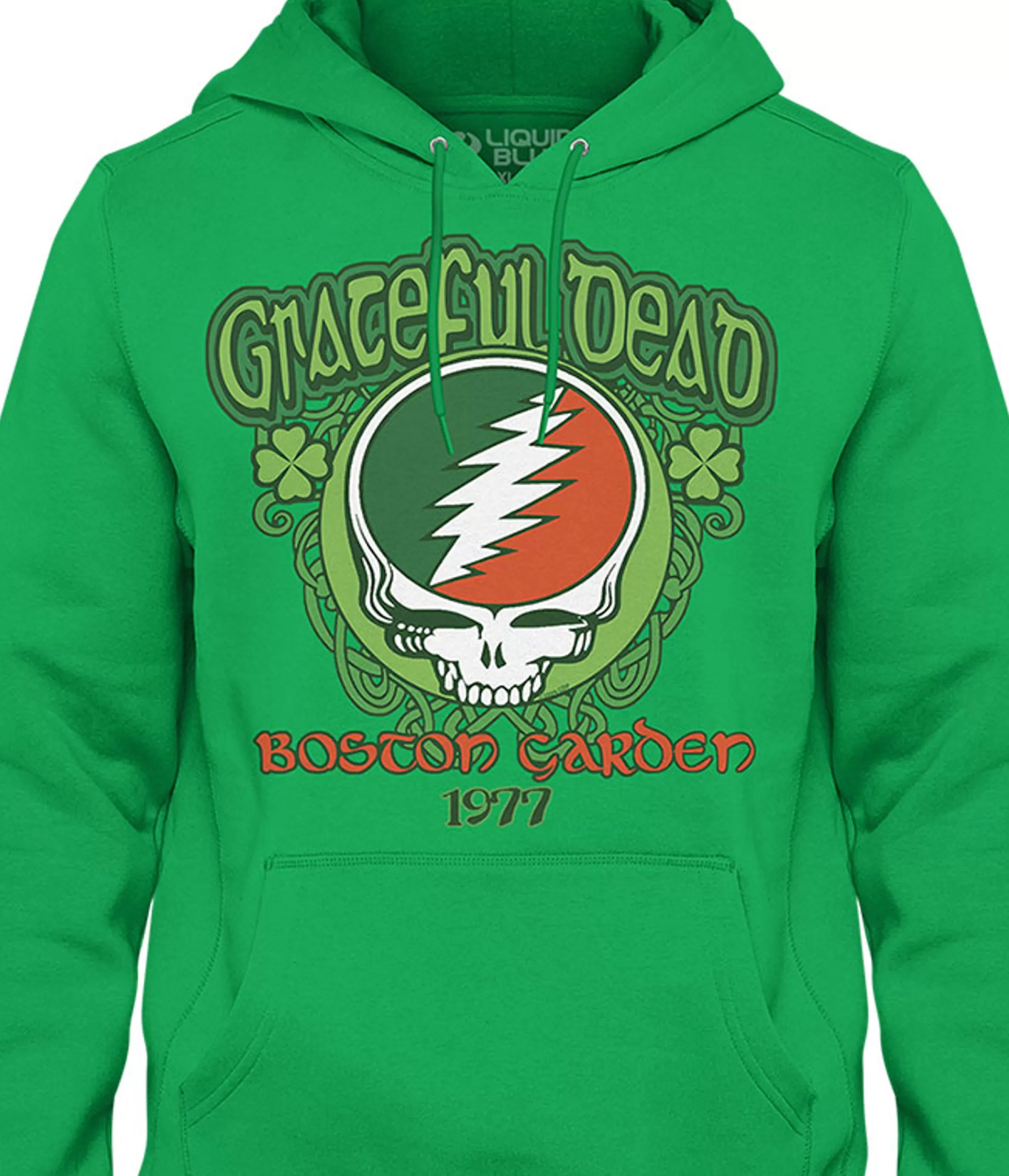 Hoodie | Grateful Dead Shamrock 77<Liquid Blue Shamrock 77 Hoodie