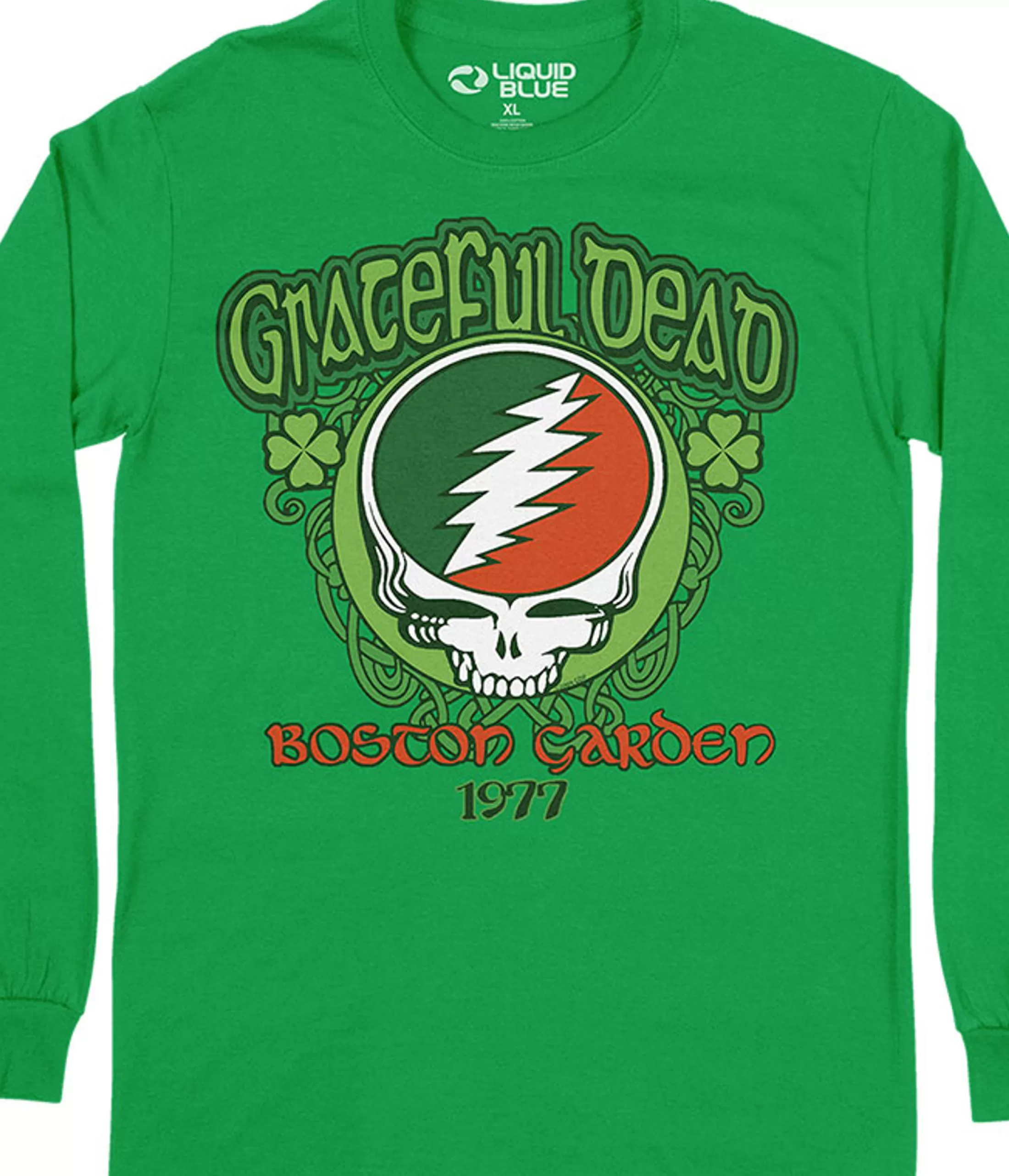 Long Sleeve | Grateful Dead Shamrock 77<Liquid Blue Shamrock 77 Long Sleeve T-Shirt