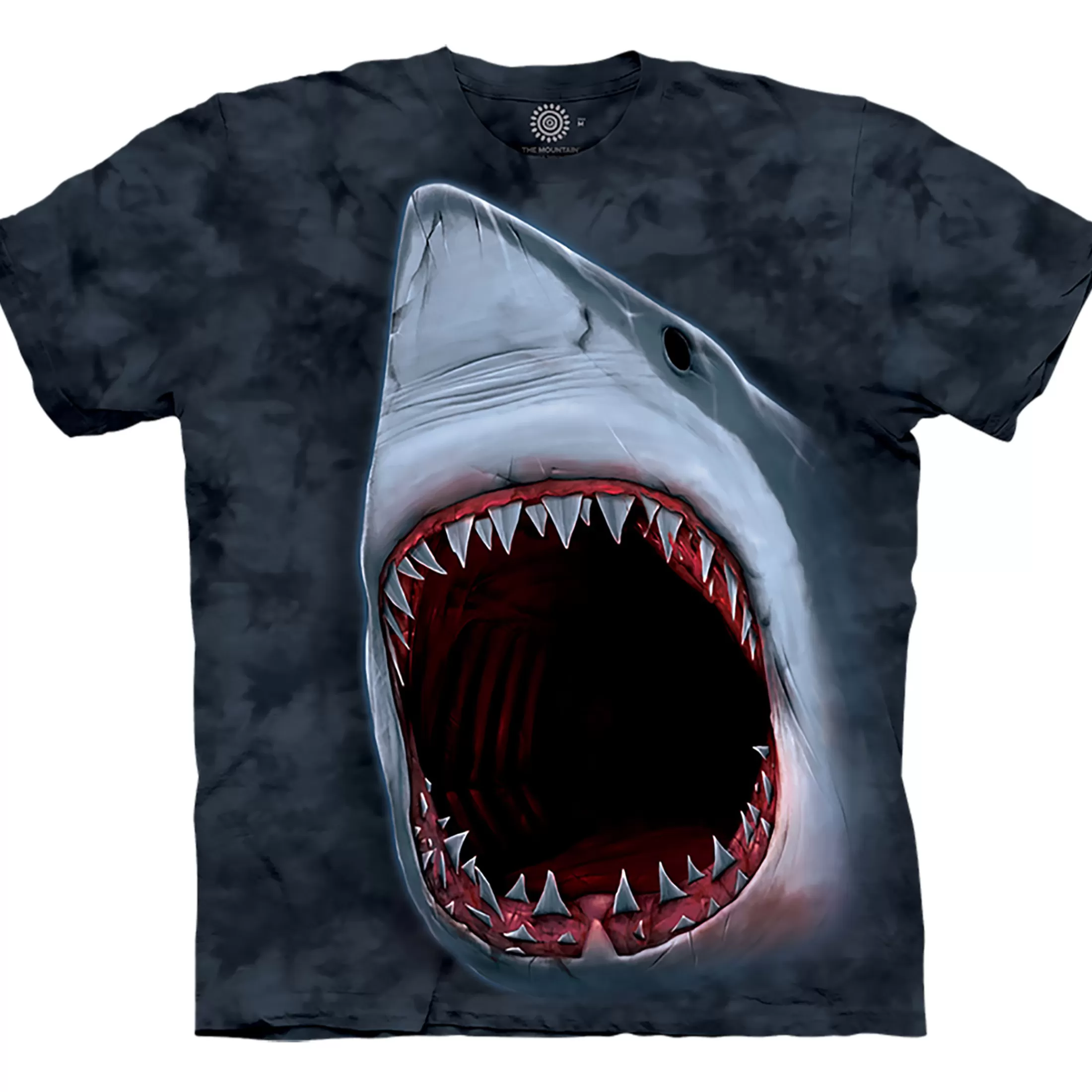 T-Shirt | Aquatic<Liquid Blue Shark Bite Classic Cotton T-Shirt