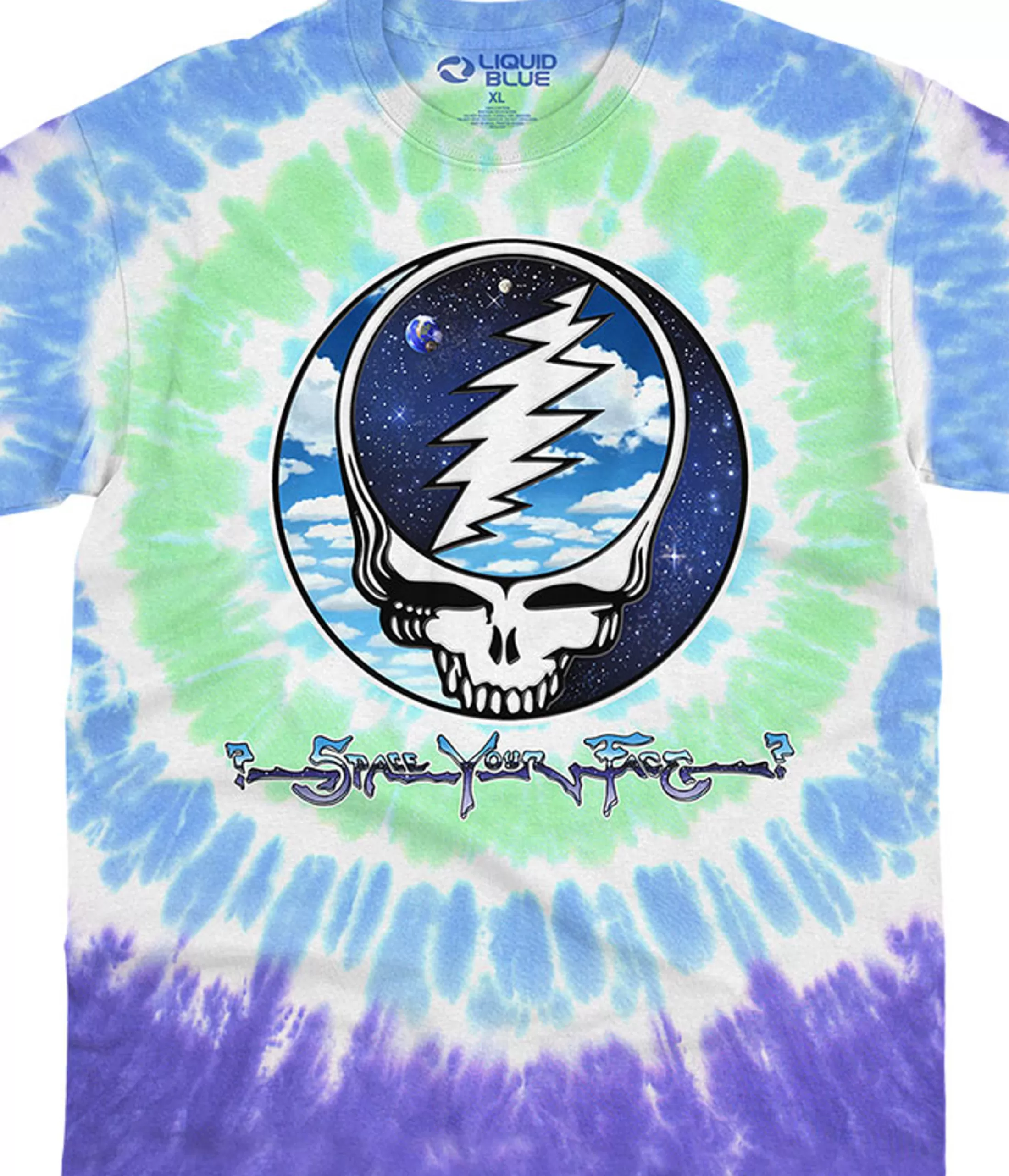 T-Shirt | Grateful Dead<Liquid Blue Sky Space SYF Tie-Dye T-Shirt