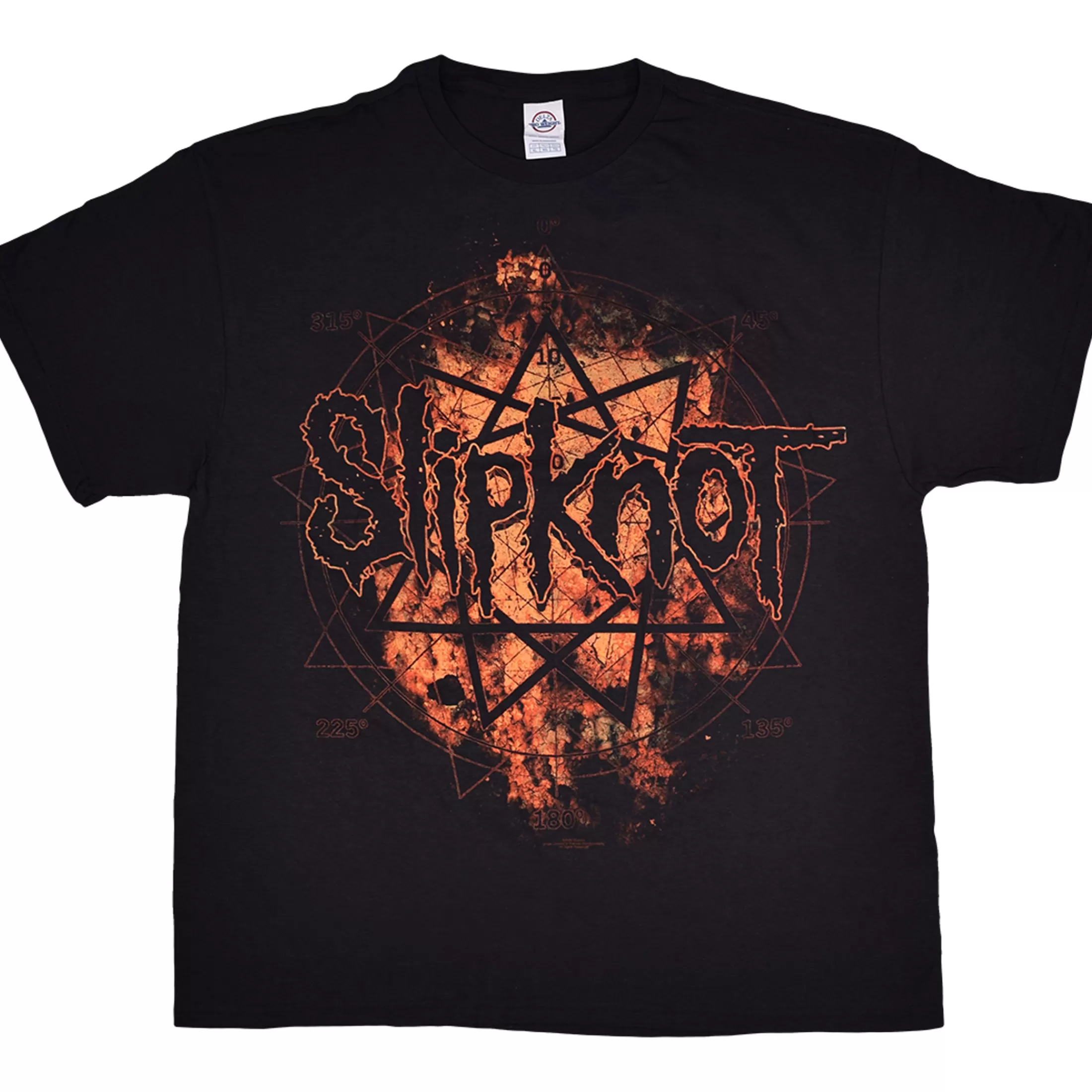 T-Shirt | Slipknot<Liquid Blue Slipknot Radio Fire Black T-Shirt