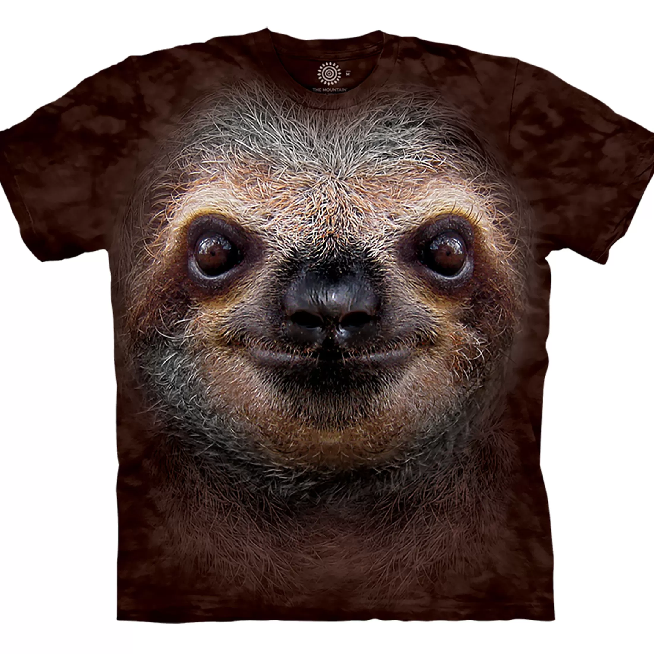 T-Shirt | Big Face®<Liquid Blue Sloth Face Classic Cotton T-Shirt