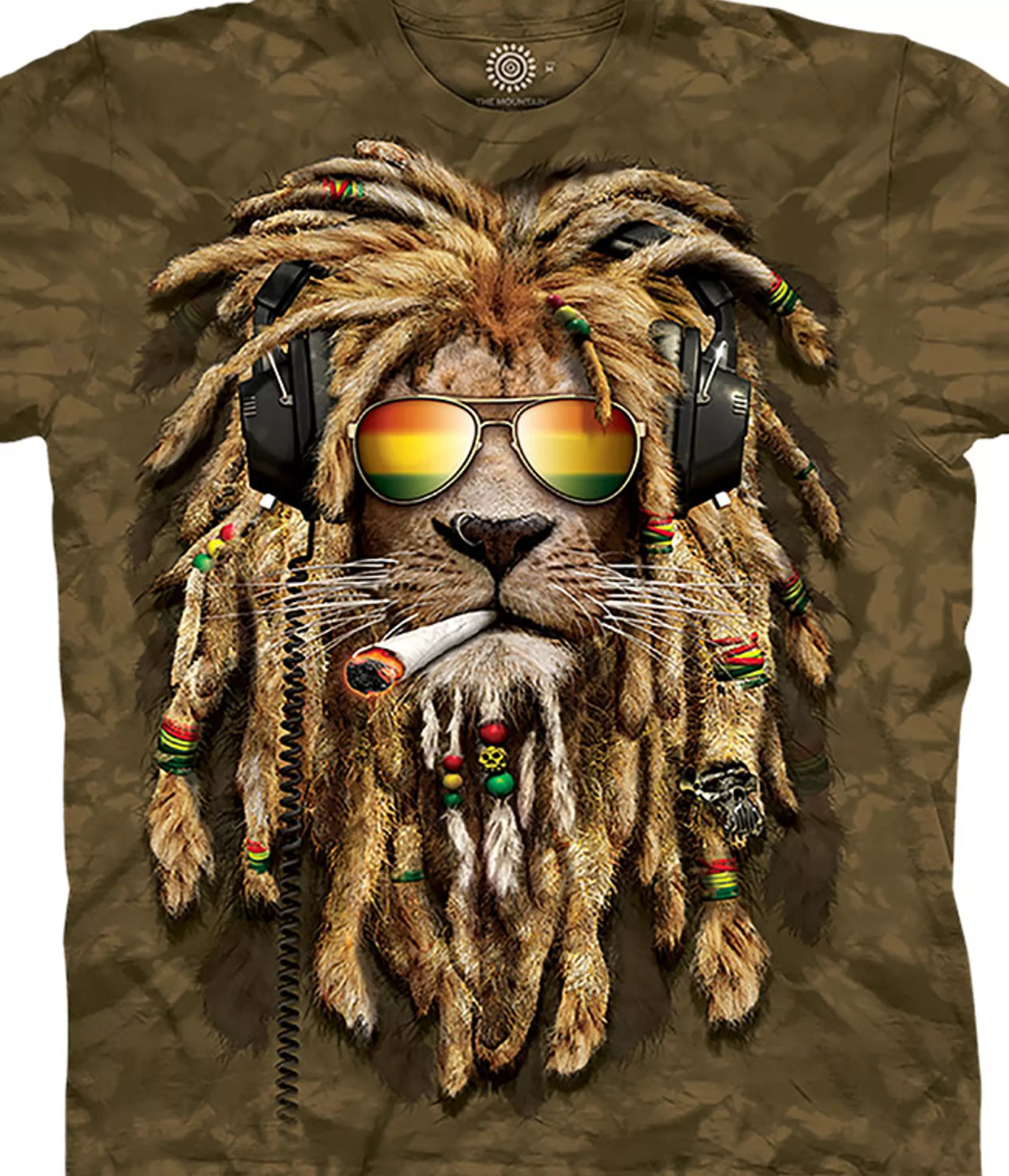 T-Shirt | Wild Animals<Liquid Blue Smokin Jahman Classic Cotton T-Shirt