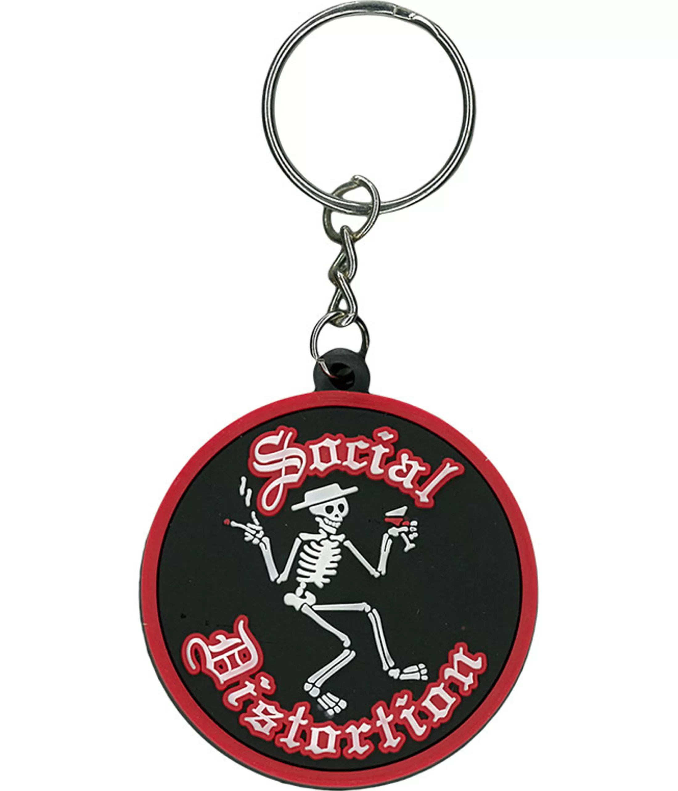 Keychains | Social Distortion<Liquid Blue Social Distortion Keychain