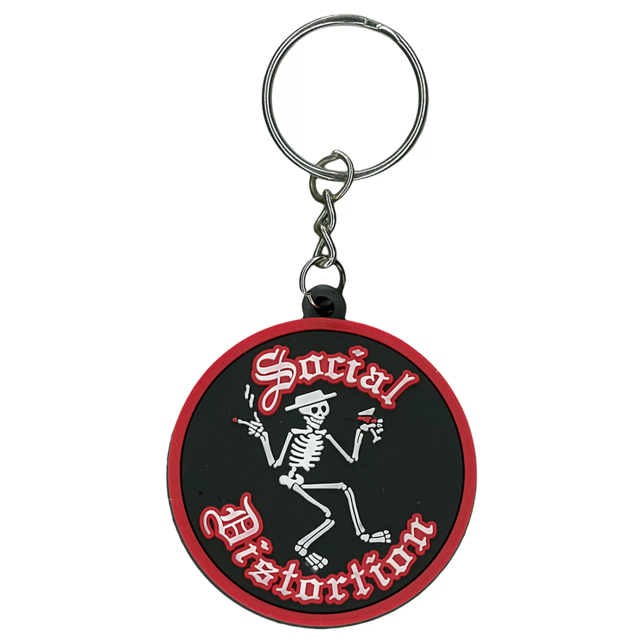 Keychains | Social Distortion<Liquid Blue Social Distortion Keychain