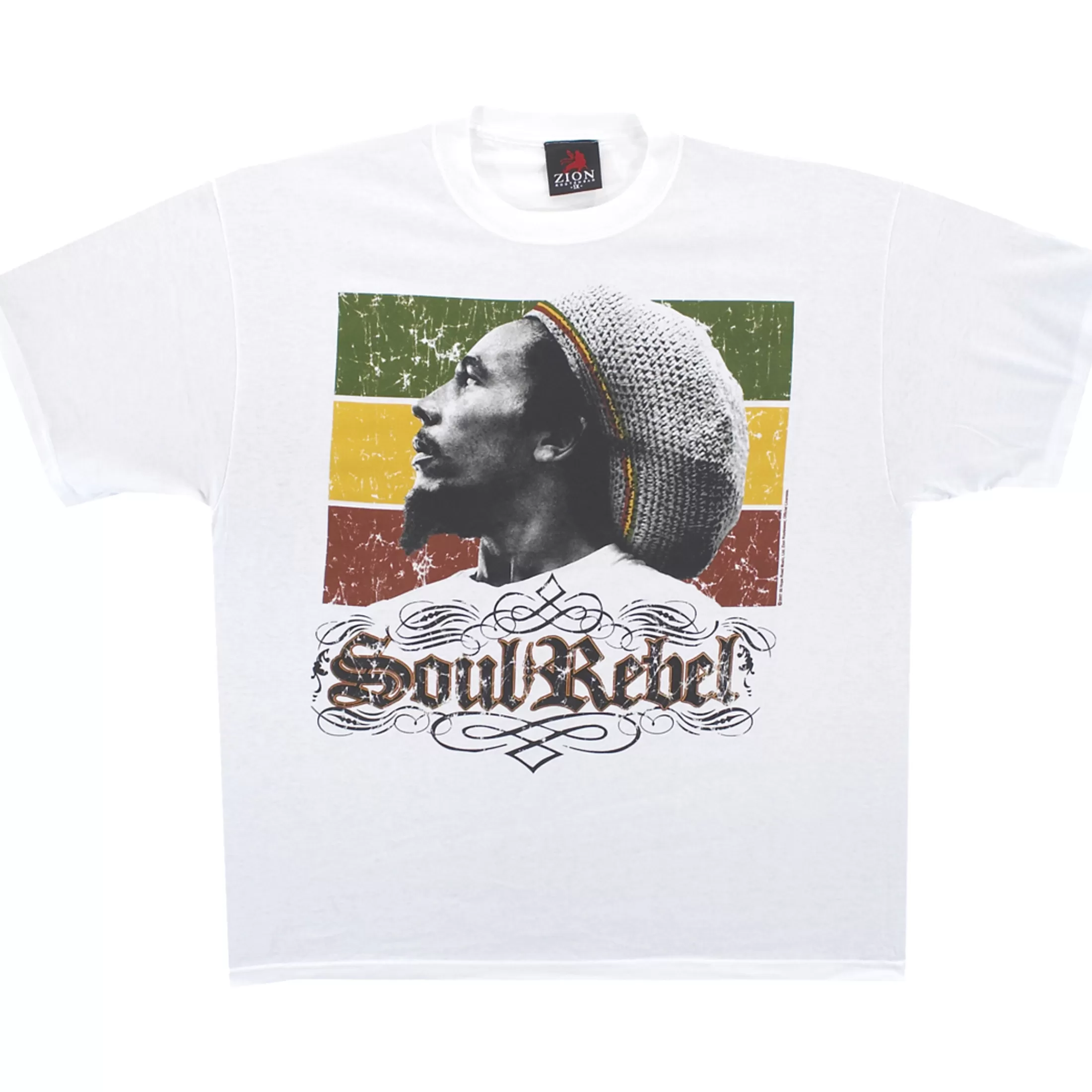 T-Shirt | Rastafari Art<Liquid Blue Soul Rebel White T-Shirt