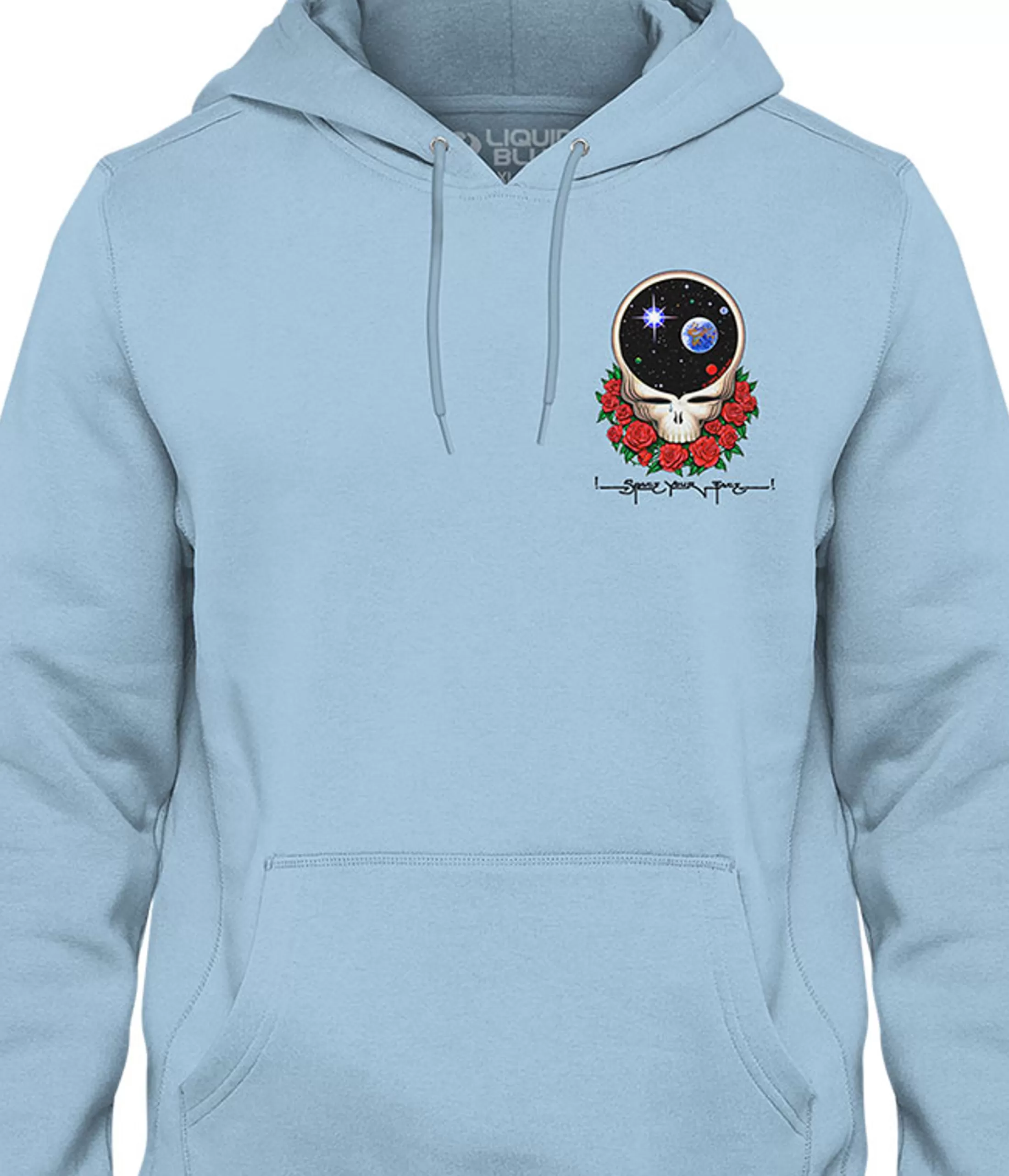 Hoodie | Grateful Dead<Liquid Blue Space Your Face Chest Hoodie