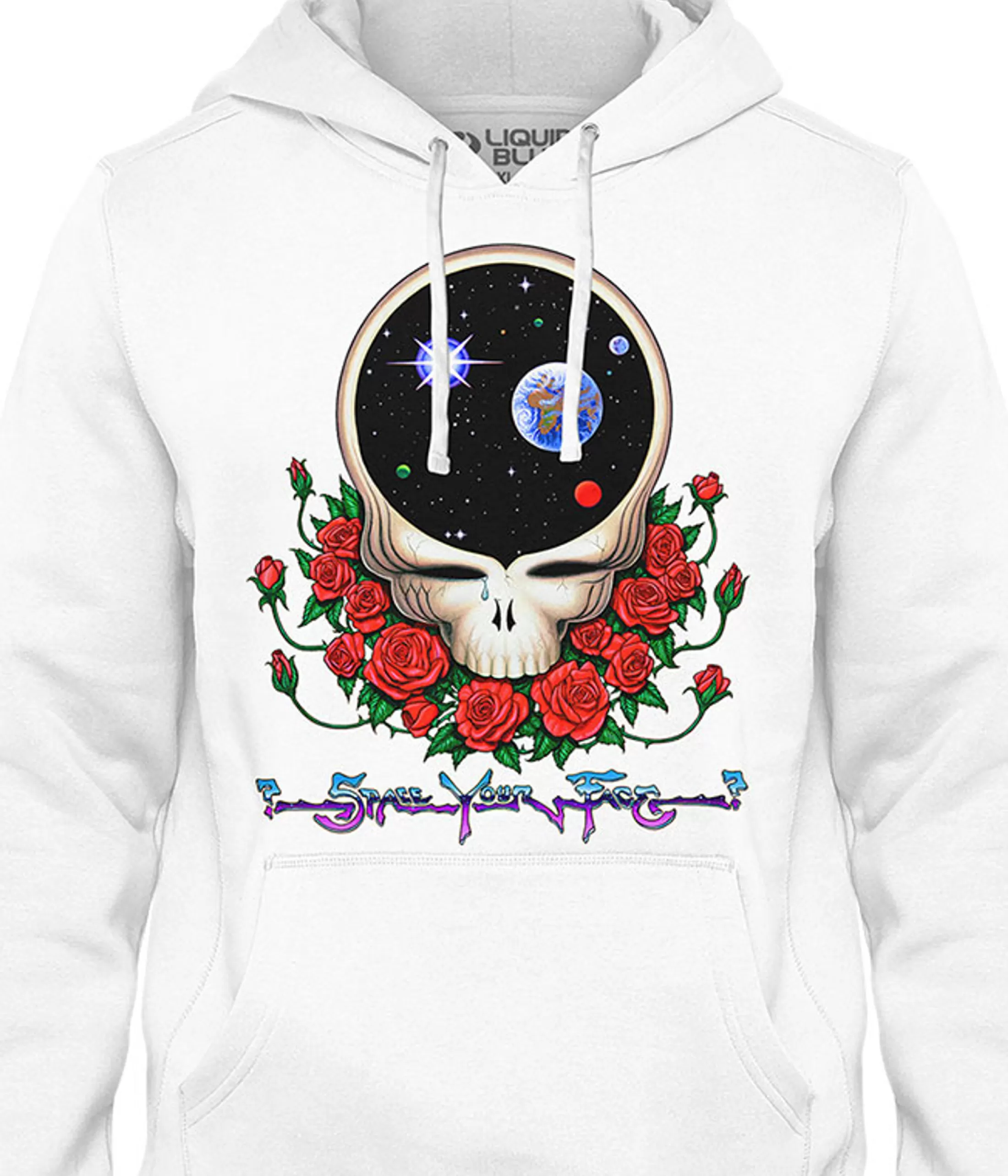 Hoodie | Grateful Dead<Liquid Blue Space Your Face Hoodie