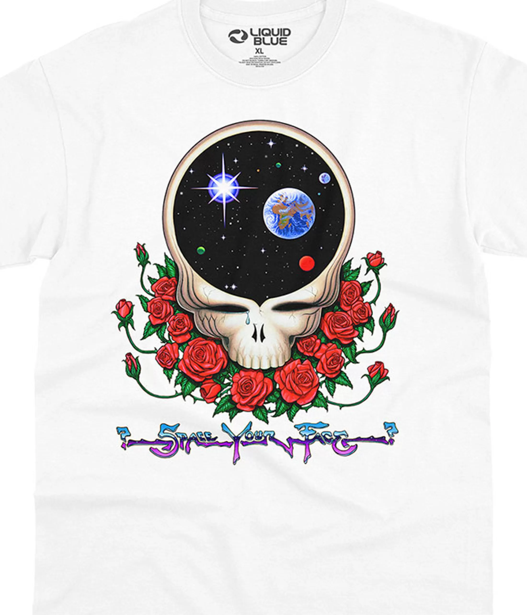 T-Shirt | Grateful Dead<Liquid Blue Space Your Face T-Shirt