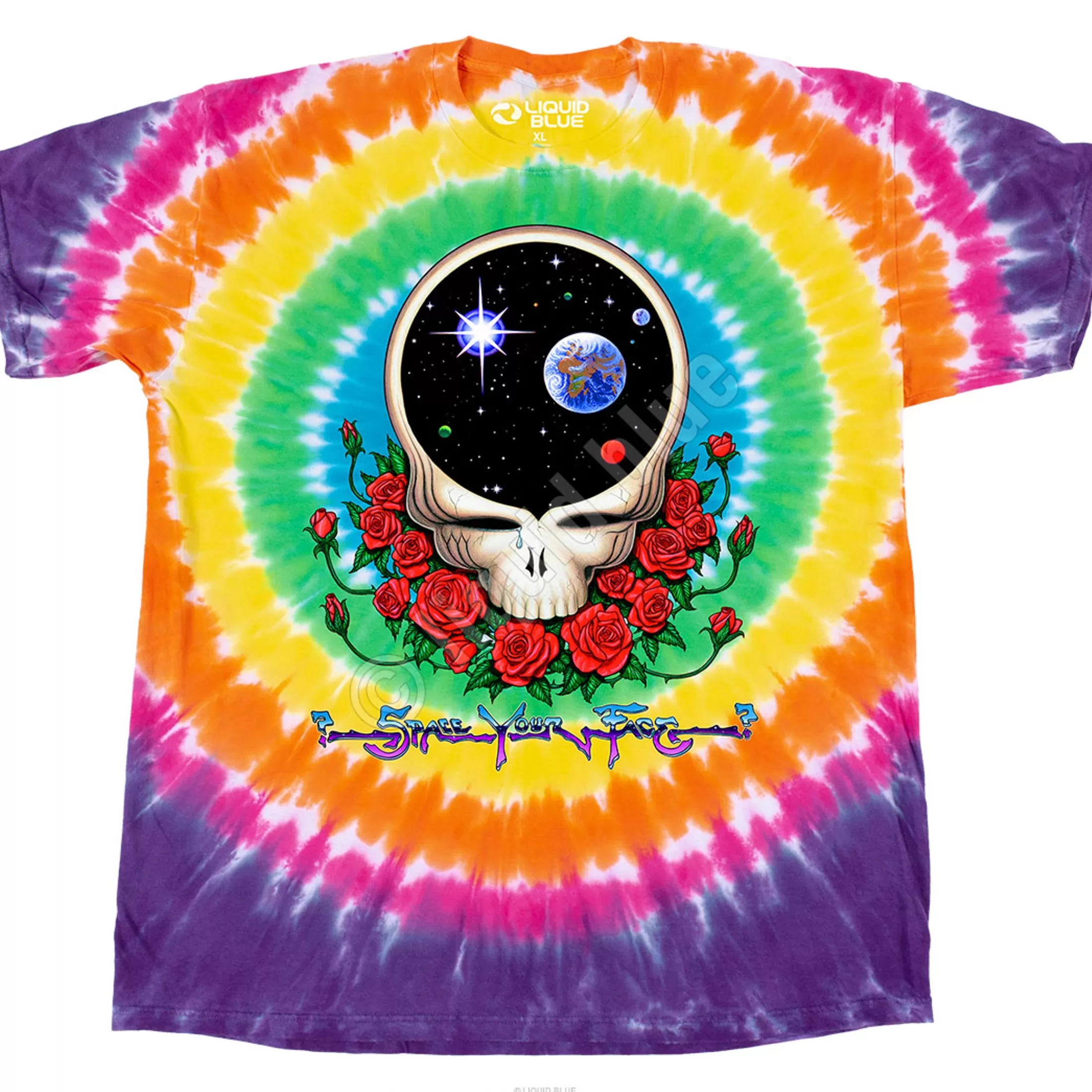 T-Shirt | Grateful Dead<Liquid Blue Space Your Face T-Shirt