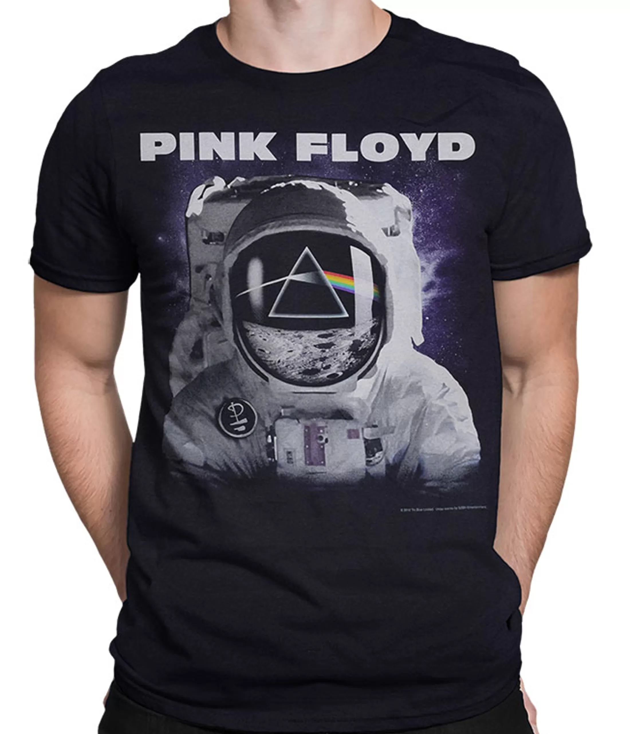 T-Shirt | Pink Floyd<Liquid Blue Spaceman Black T-Shirt