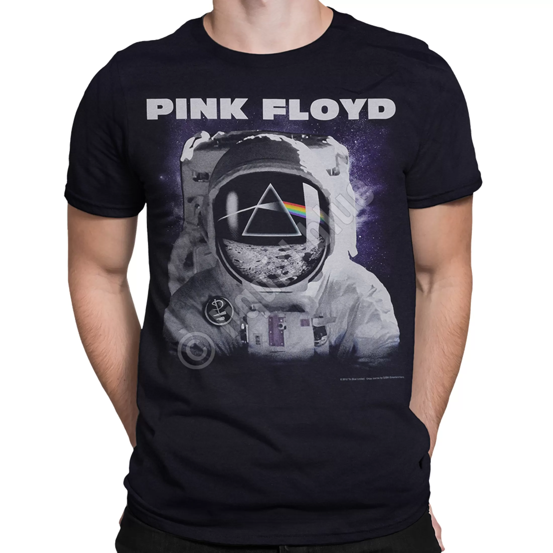 T-Shirt | Pink Floyd<Liquid Blue Spaceman Black T-Shirt