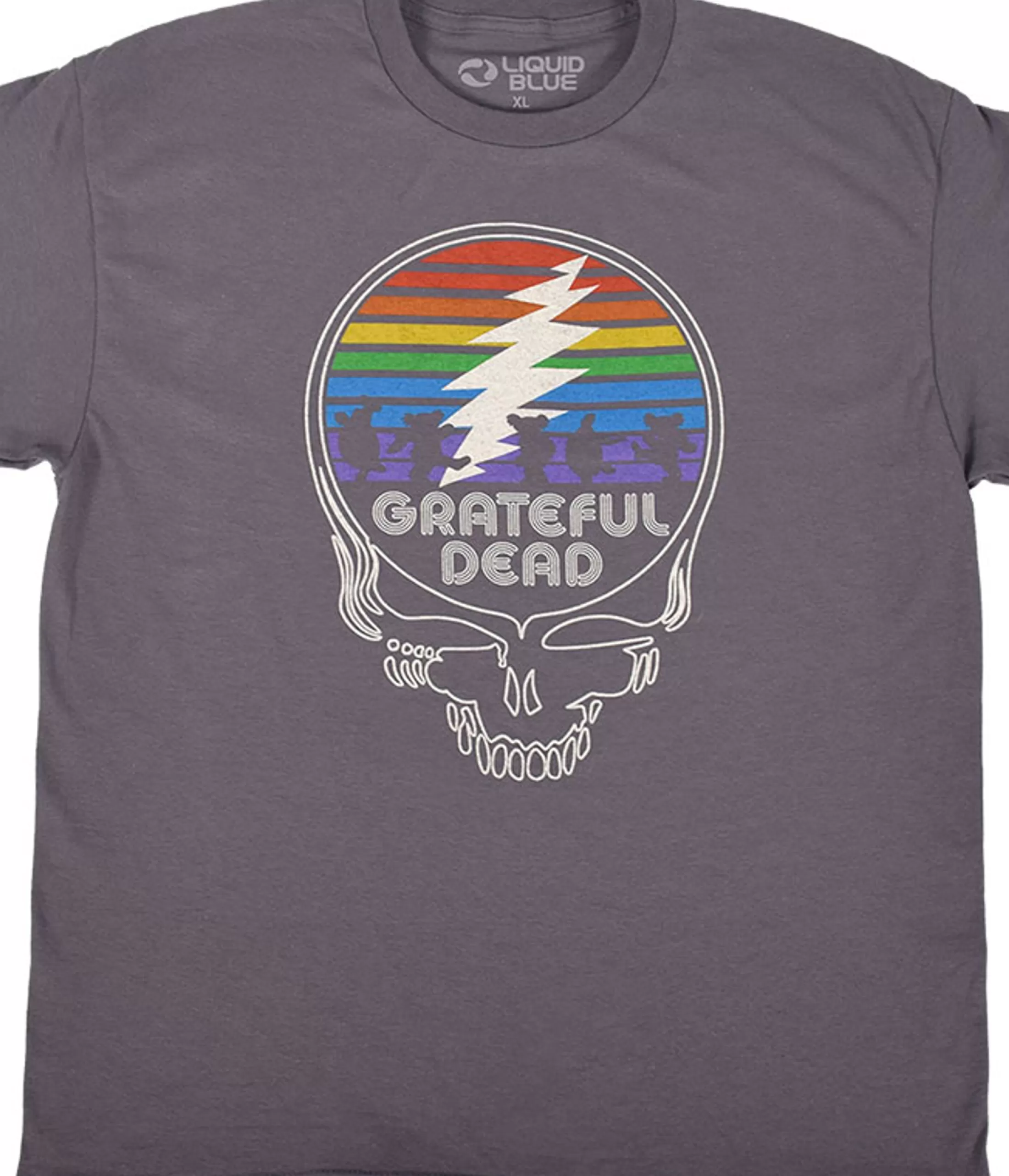 T-Shirt | Grateful Dead<Liquid Blue Spectrum SYF Grey T-Shirt