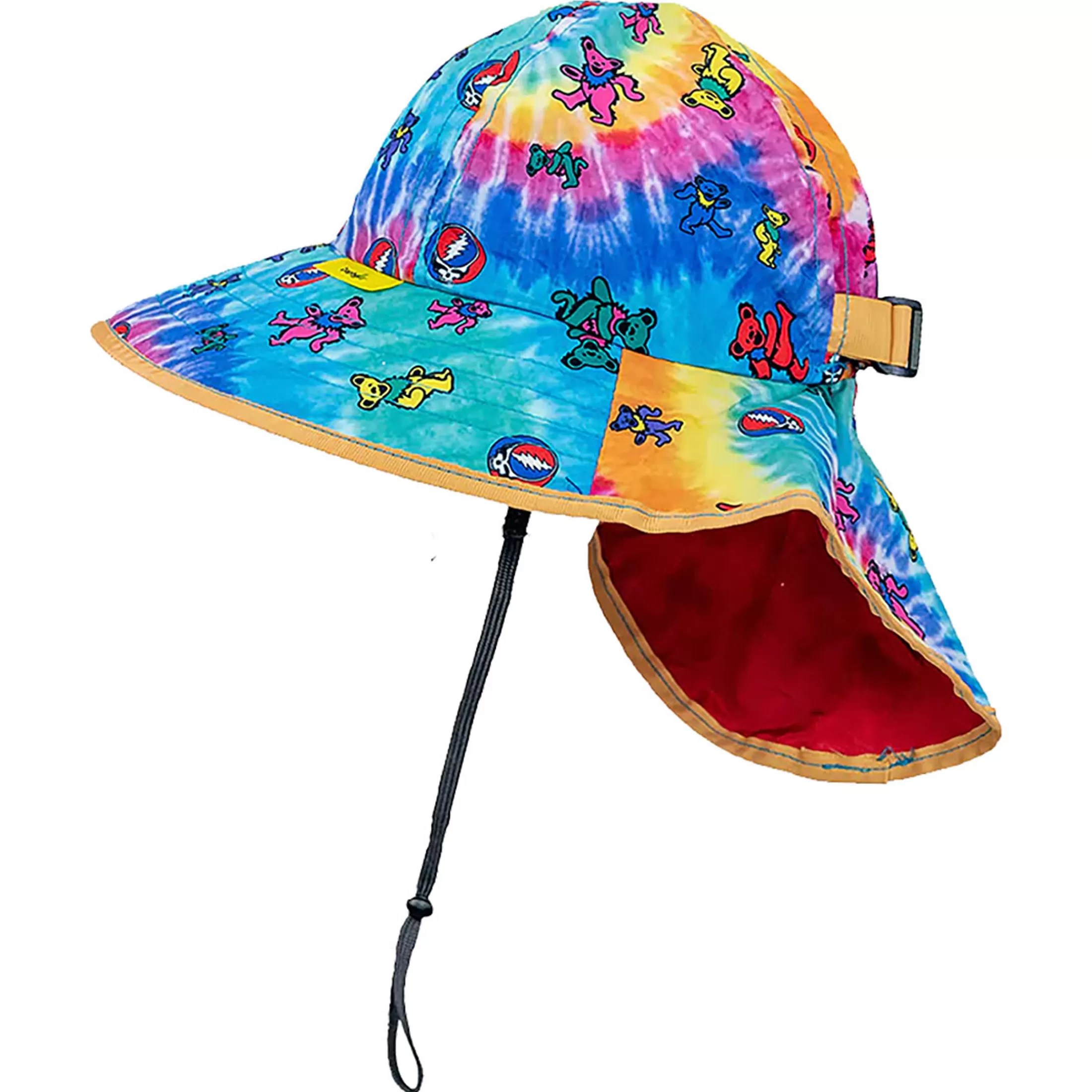 Hats | Grateful Dead<Liquid Blue Spiral Bears Kids Summer Hat