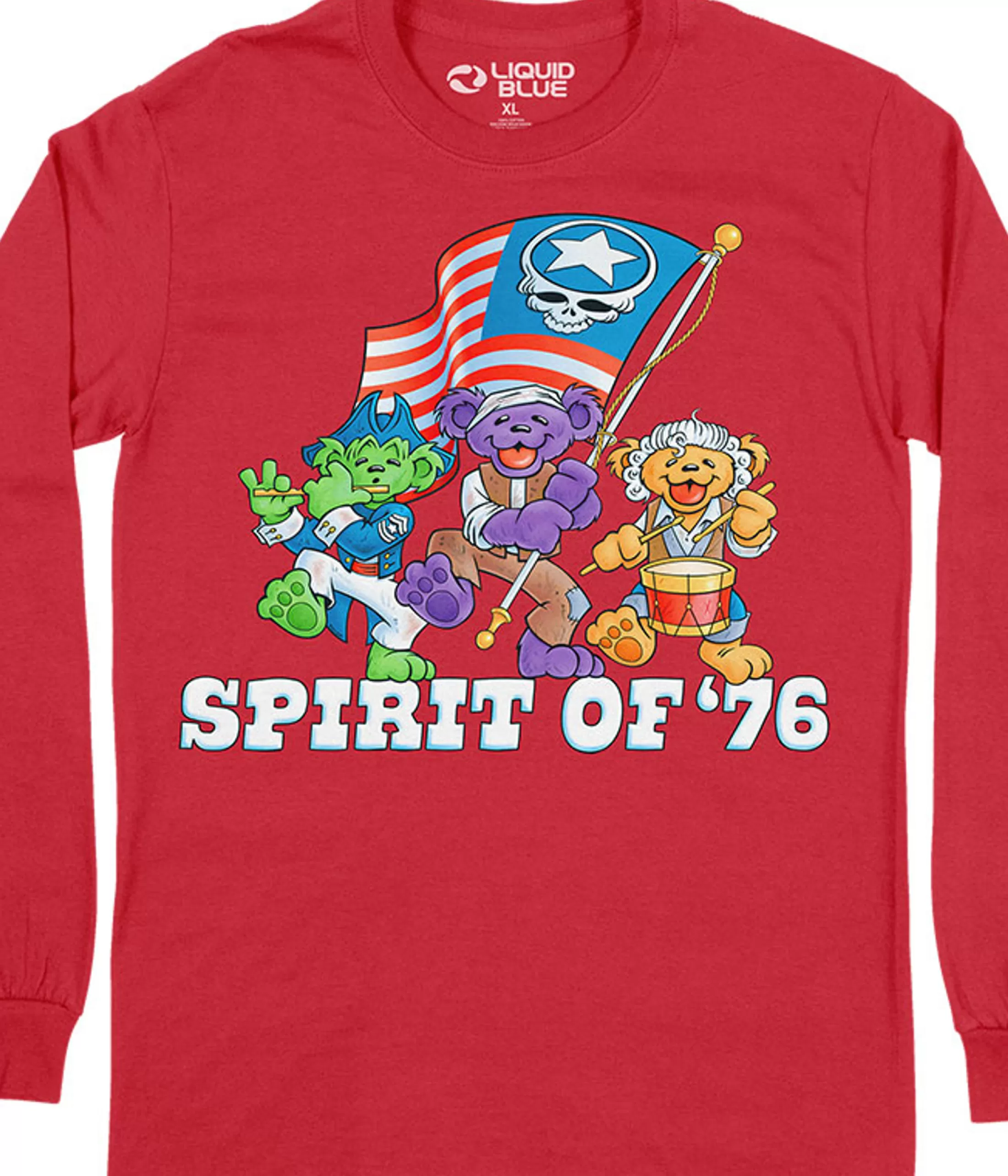 Long Sleeve | Spirit Of 76<Liquid Blue Spirit of 76 Long Sleeve T-Shirt