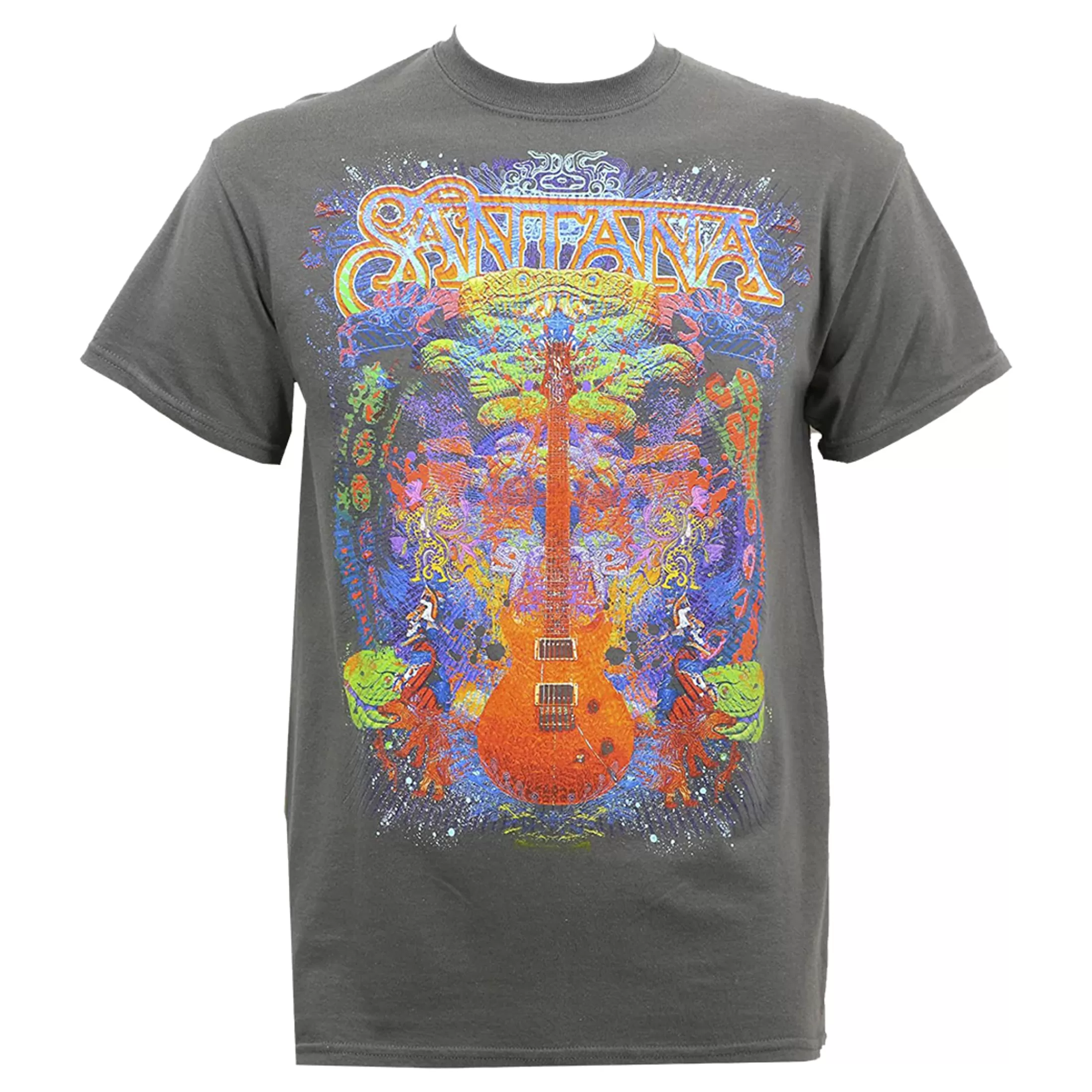 T-Shirt | Santana<Liquid Blue Spiritual Soul Black T-Shirt