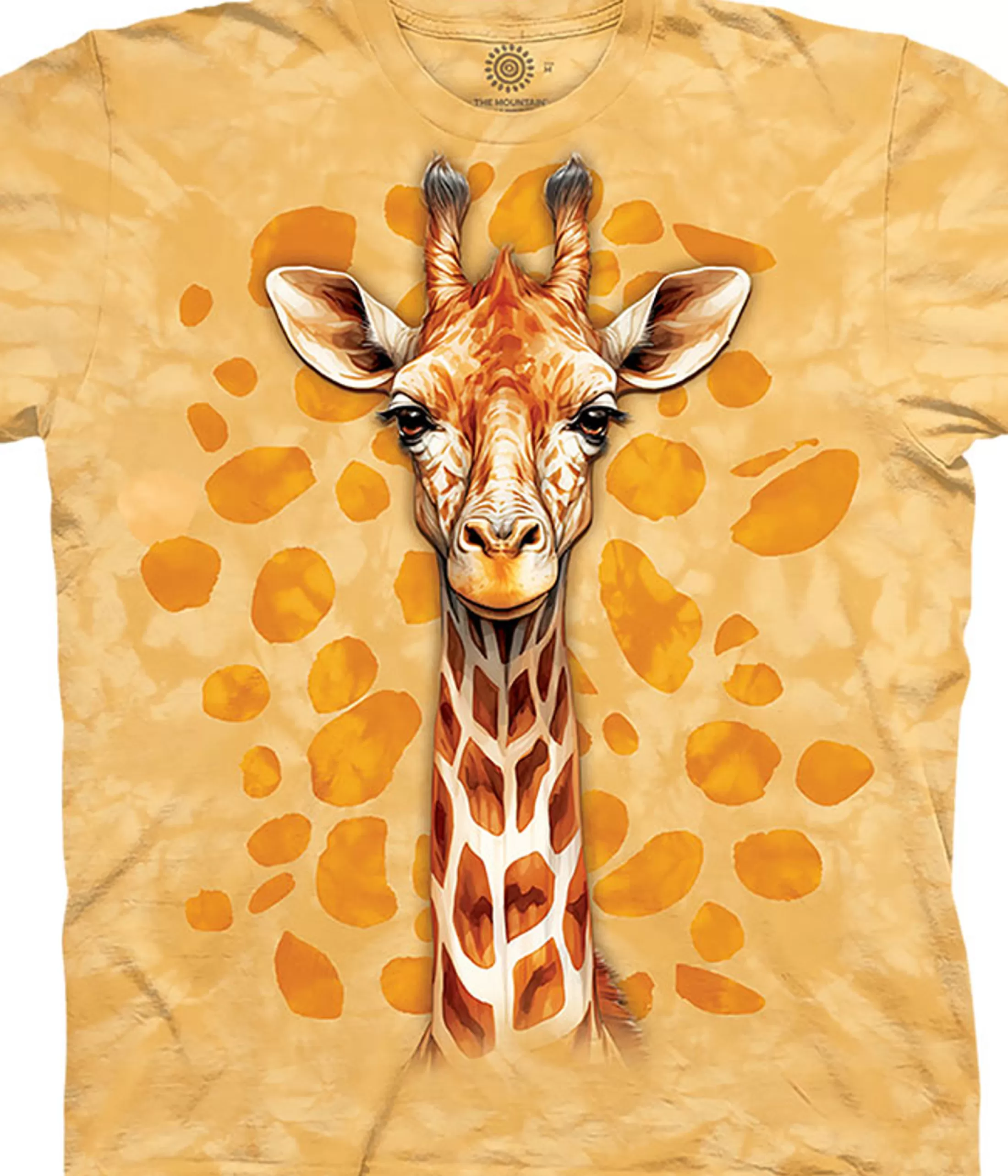 T-Shirt<Liquid Blue Spotted Giraffe Classic Cotton T-Shirt