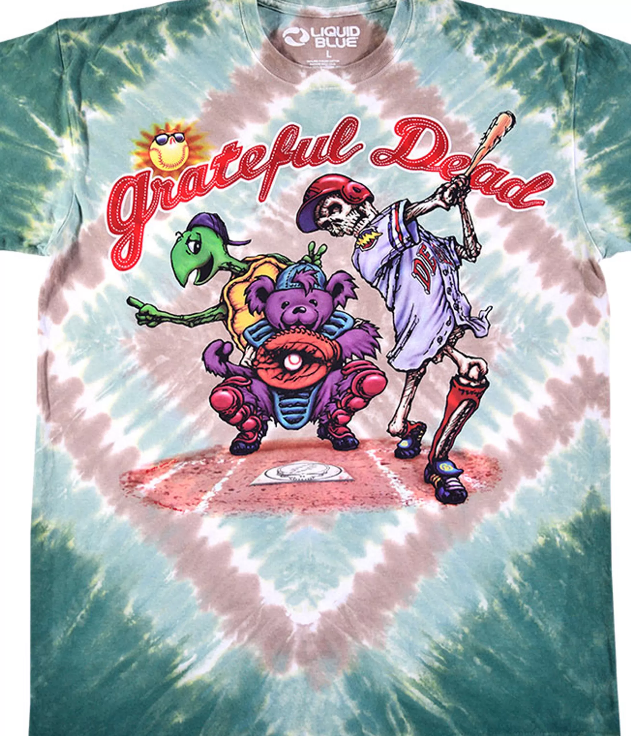 T-Shirt | Grateful Dead<Liquid Blue Spring Training Tie-Dye T-Shirt