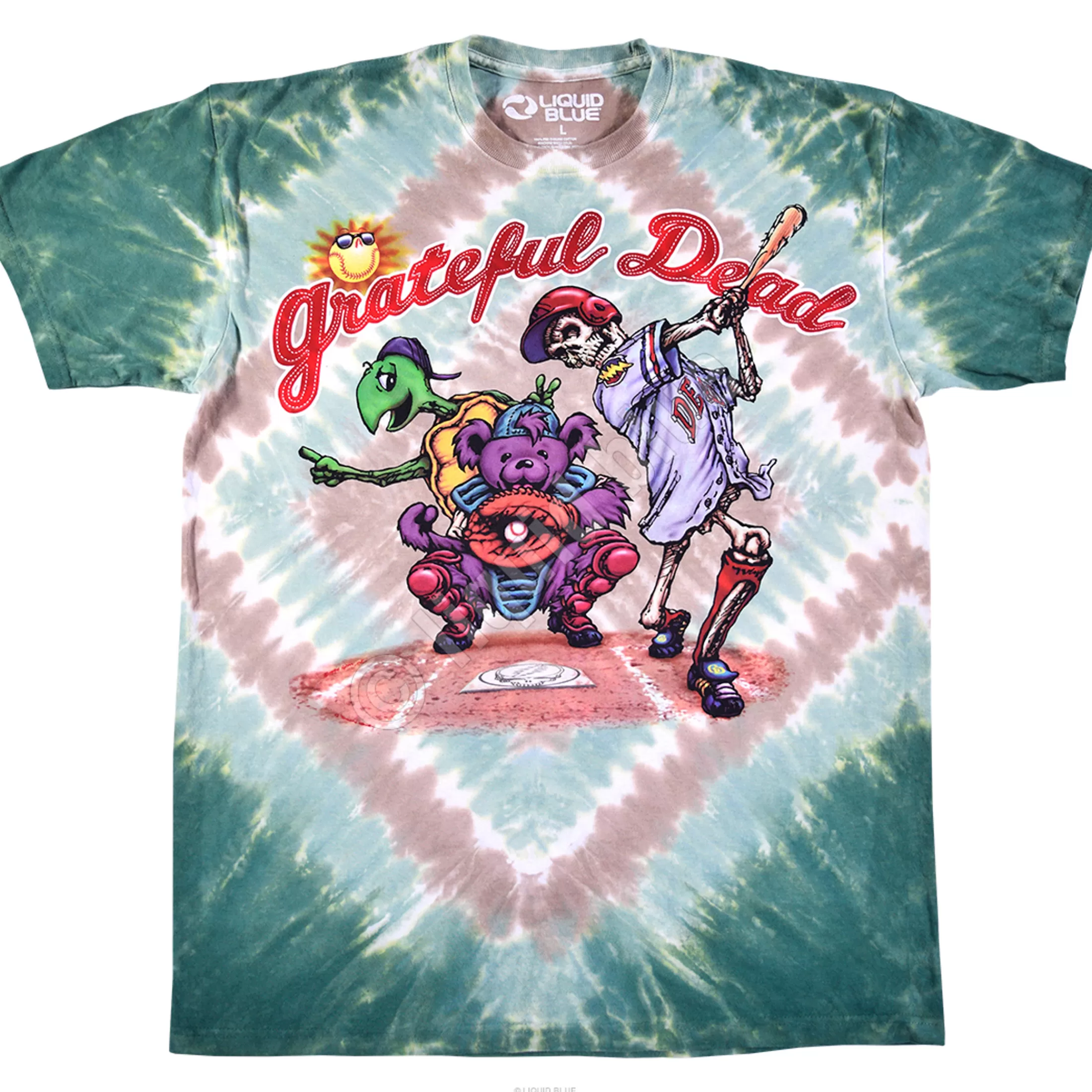 T-Shirt | Grateful Dead<Liquid Blue Spring Training Tie-Dye T-Shirt