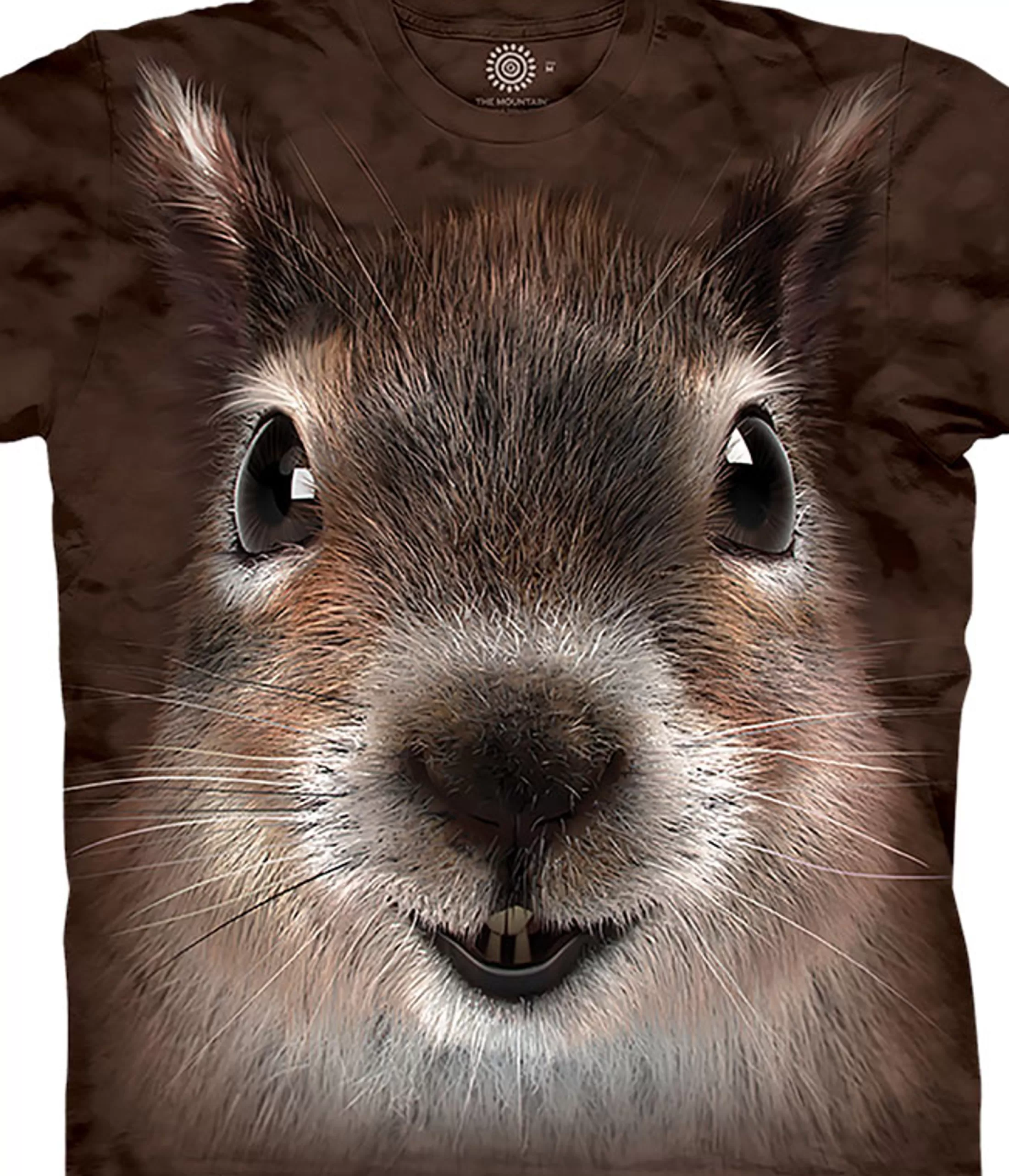 T-Shirt | Big Face®<Liquid Blue Squirrel Face Classic Cotton T-Shirt