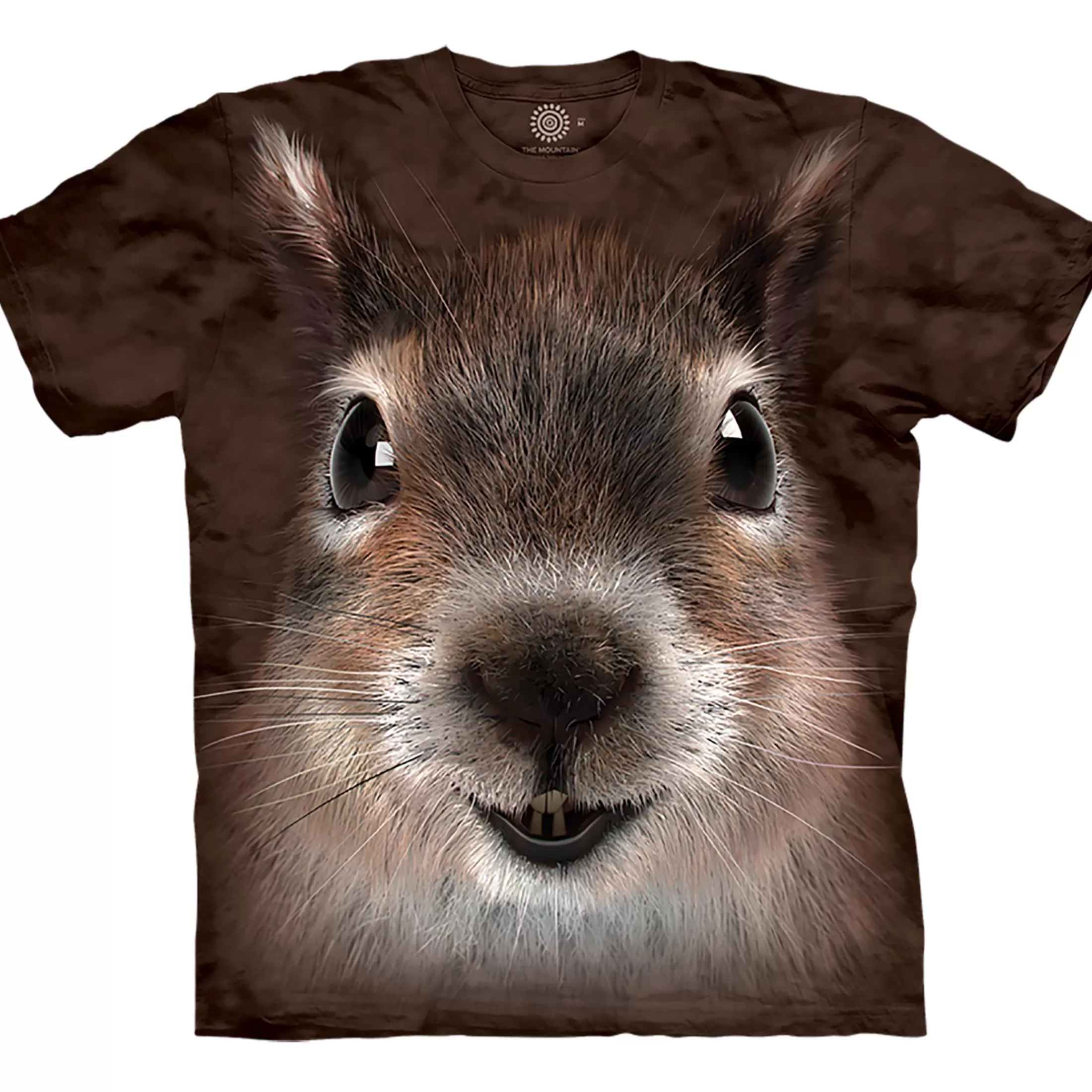 T-Shirt | Big Face®<Liquid Blue Squirrel Face Classic Cotton T-Shirt