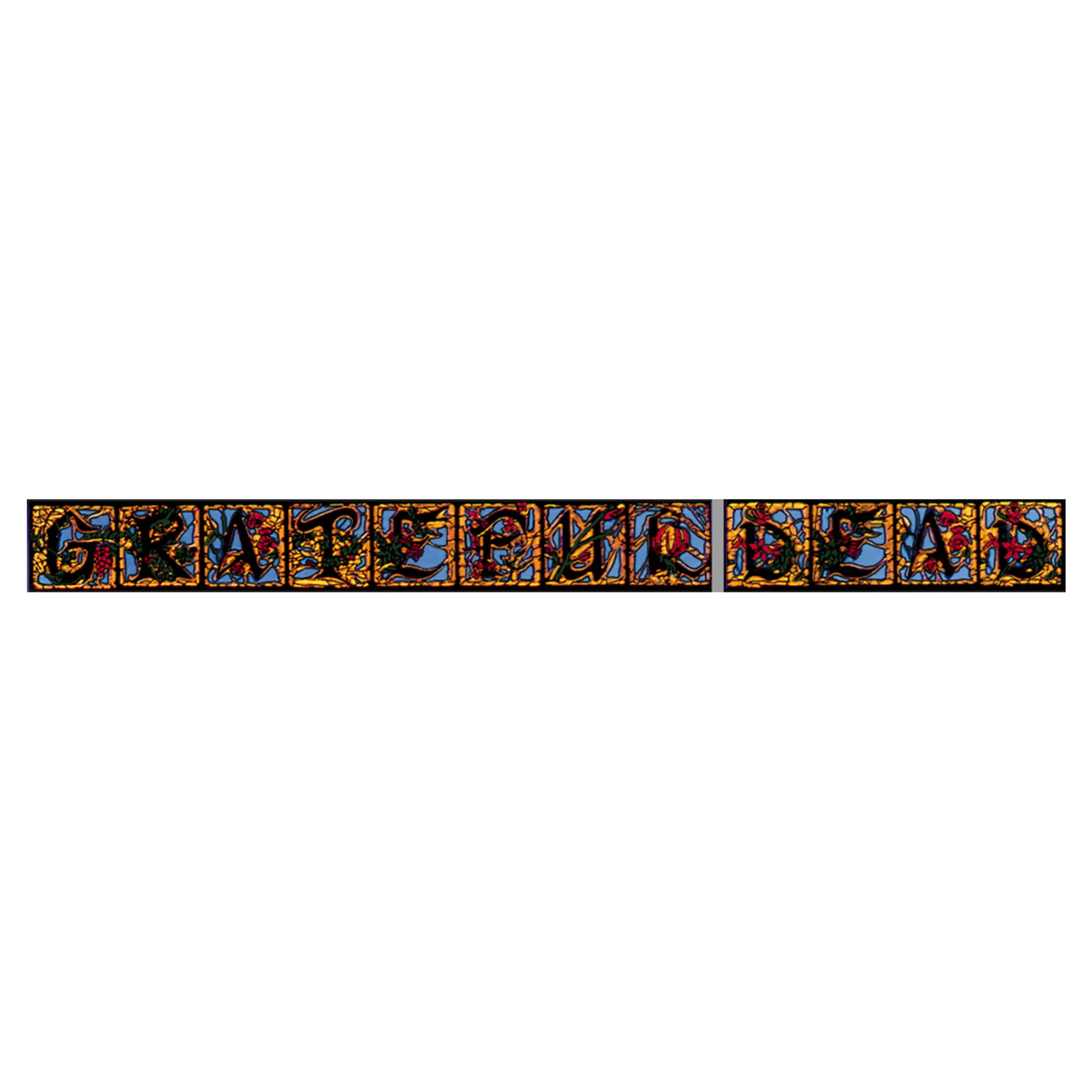 Grateful Dead | Classic<Liquid Blue Stained Glass Sticker