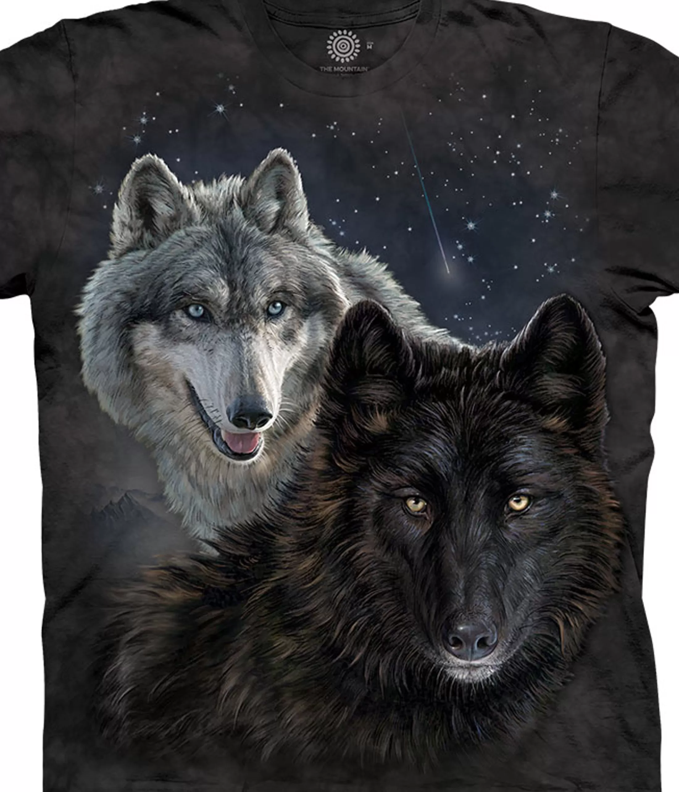 T-Shirt | Wolf Shirt Collection<Liquid Blue Star Wolves Classic Cotton T-Shirt