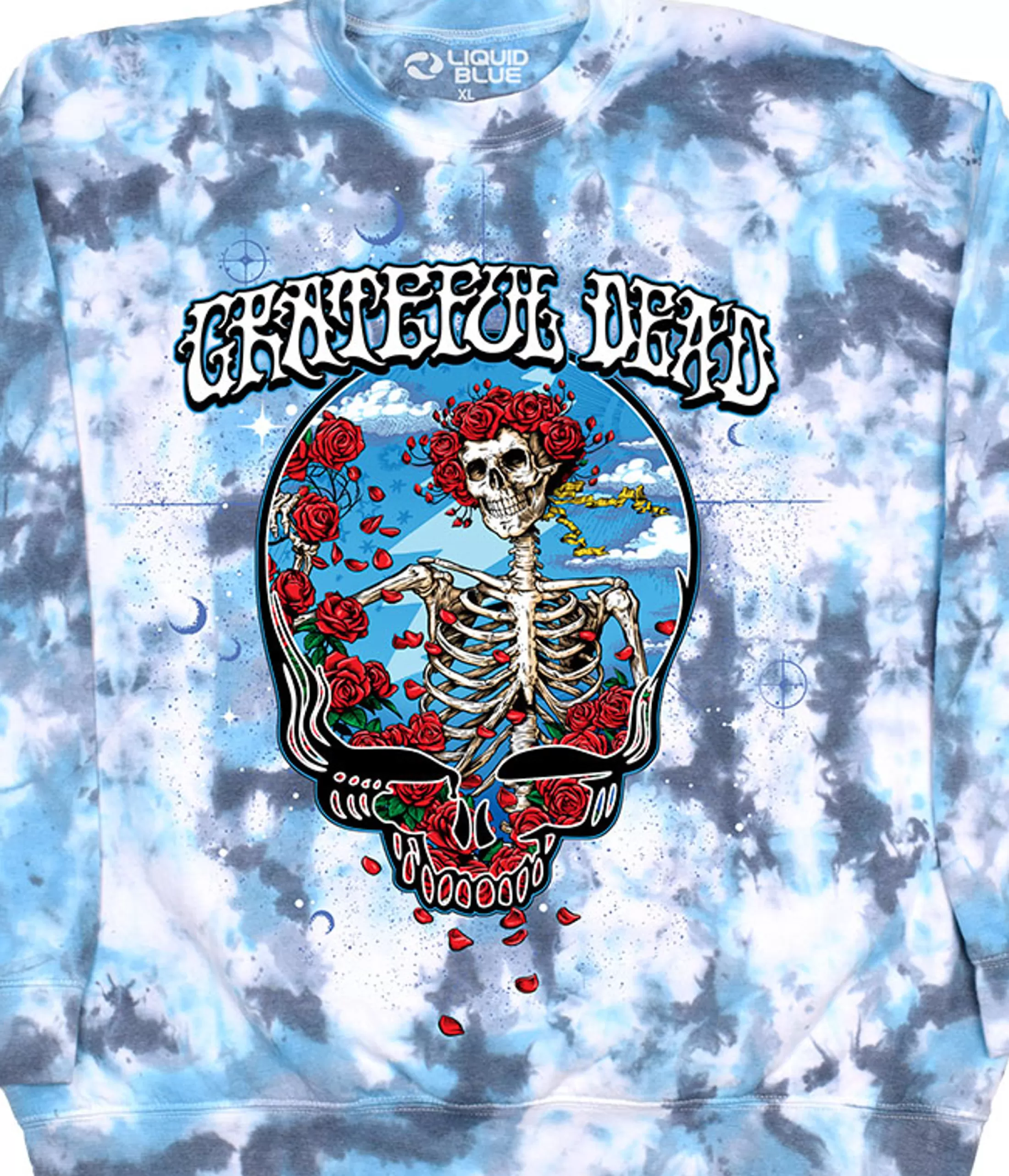 Sweatshirt | Grateful Dead<Liquid Blue Steal Your Bertha Tie-Dye Sweatshirt