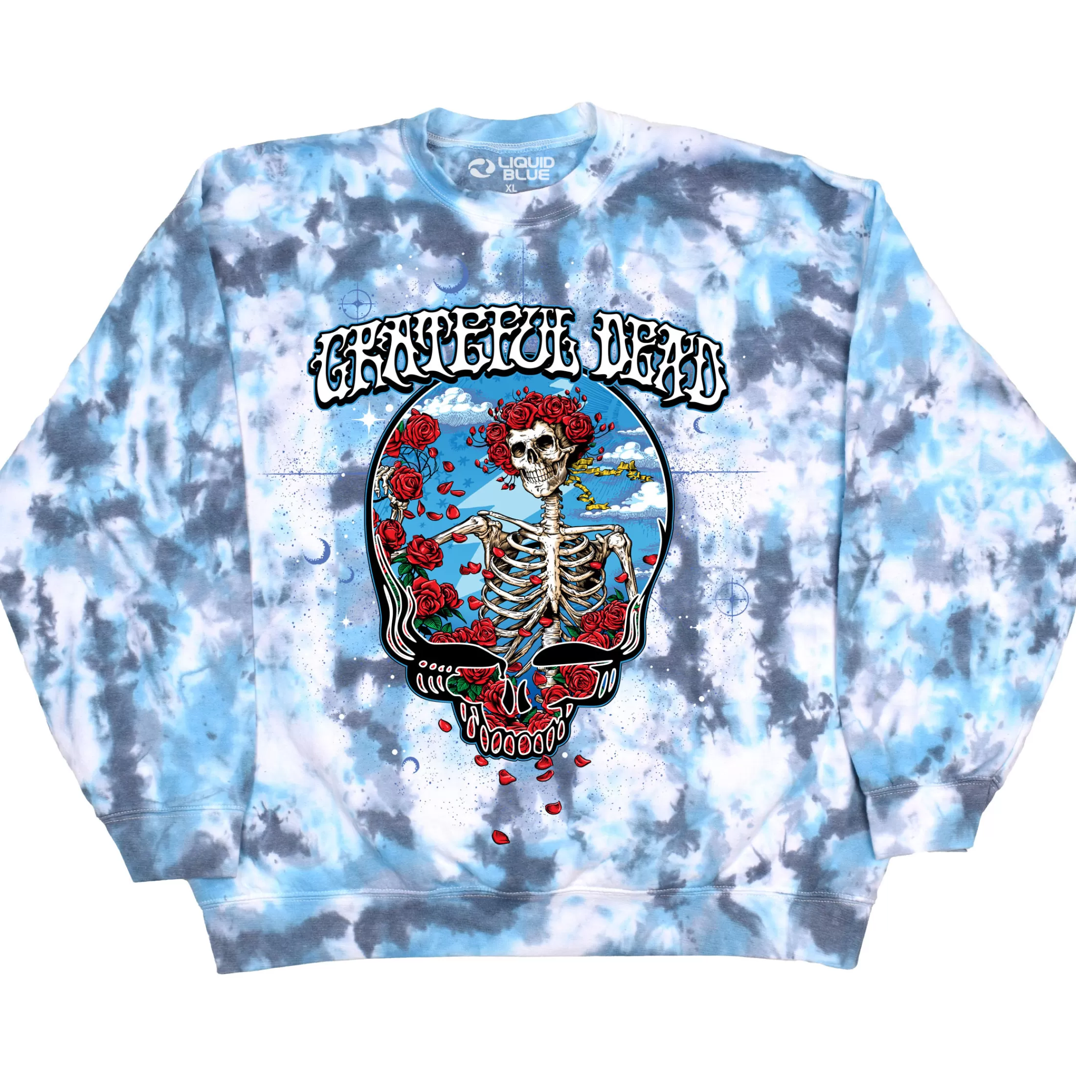 Sweatshirt | Grateful Dead<Liquid Blue Steal Your Bertha Tie-Dye Sweatshirt