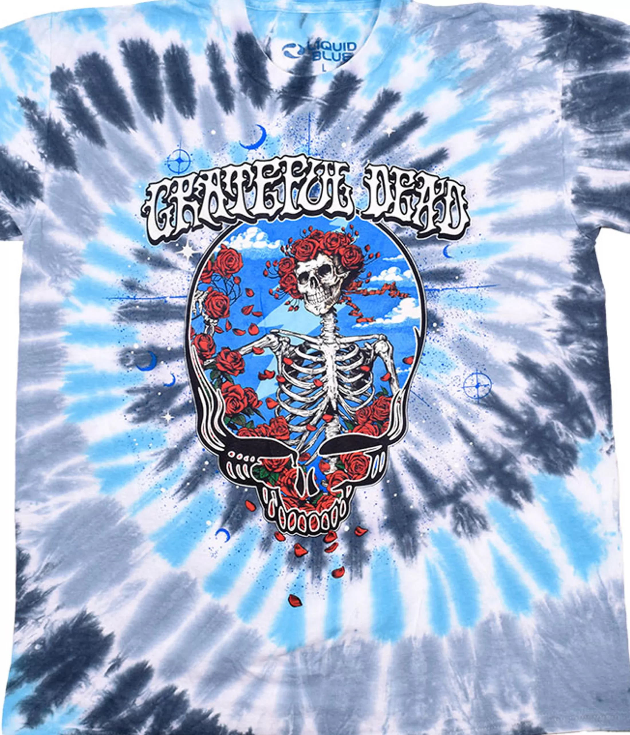 T-Shirt | Grateful Dead<Liquid Blue Steal Your Bertha Spiral T-Shirt