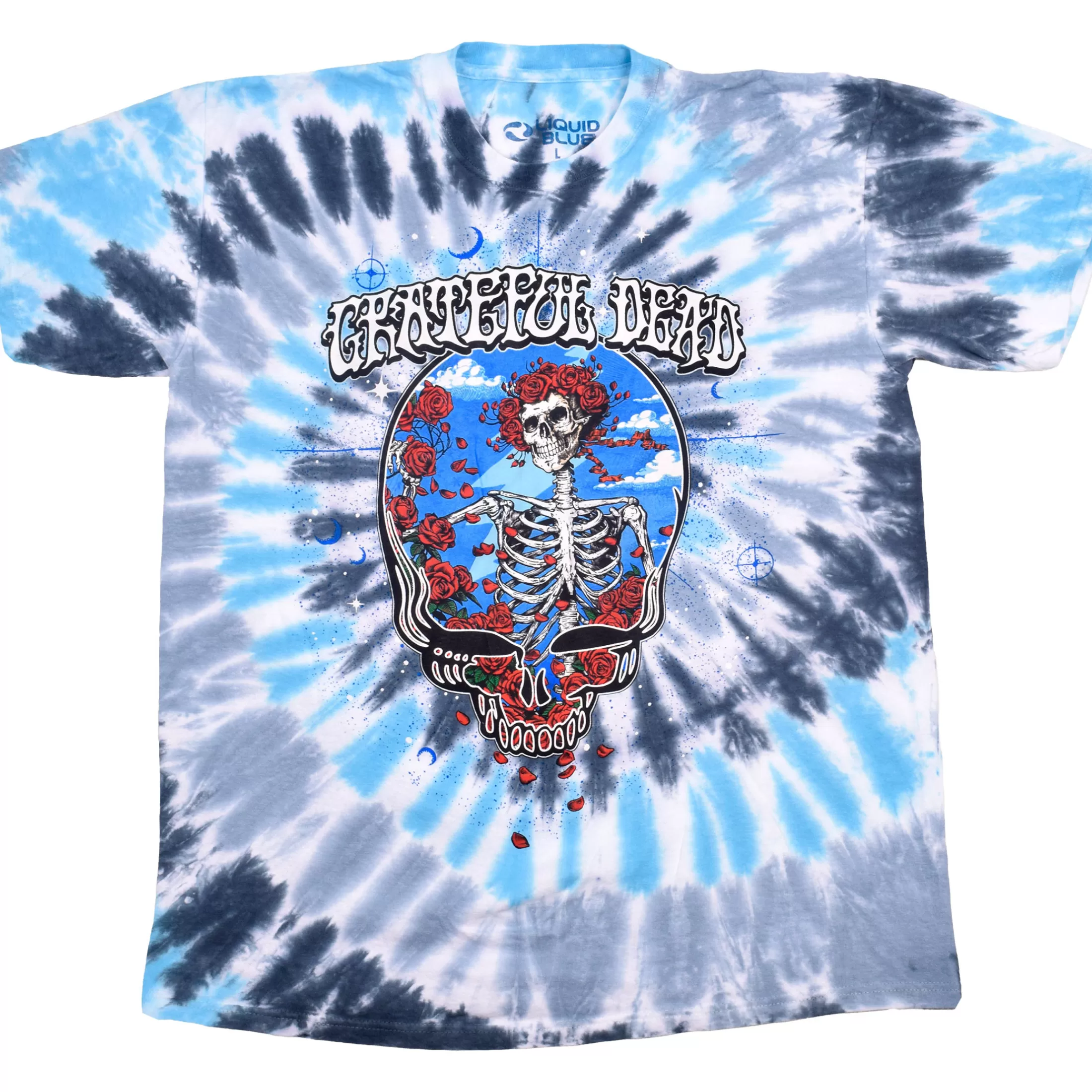 T-Shirt | Grateful Dead<Liquid Blue Steal Your Bertha Spiral T-Shirt