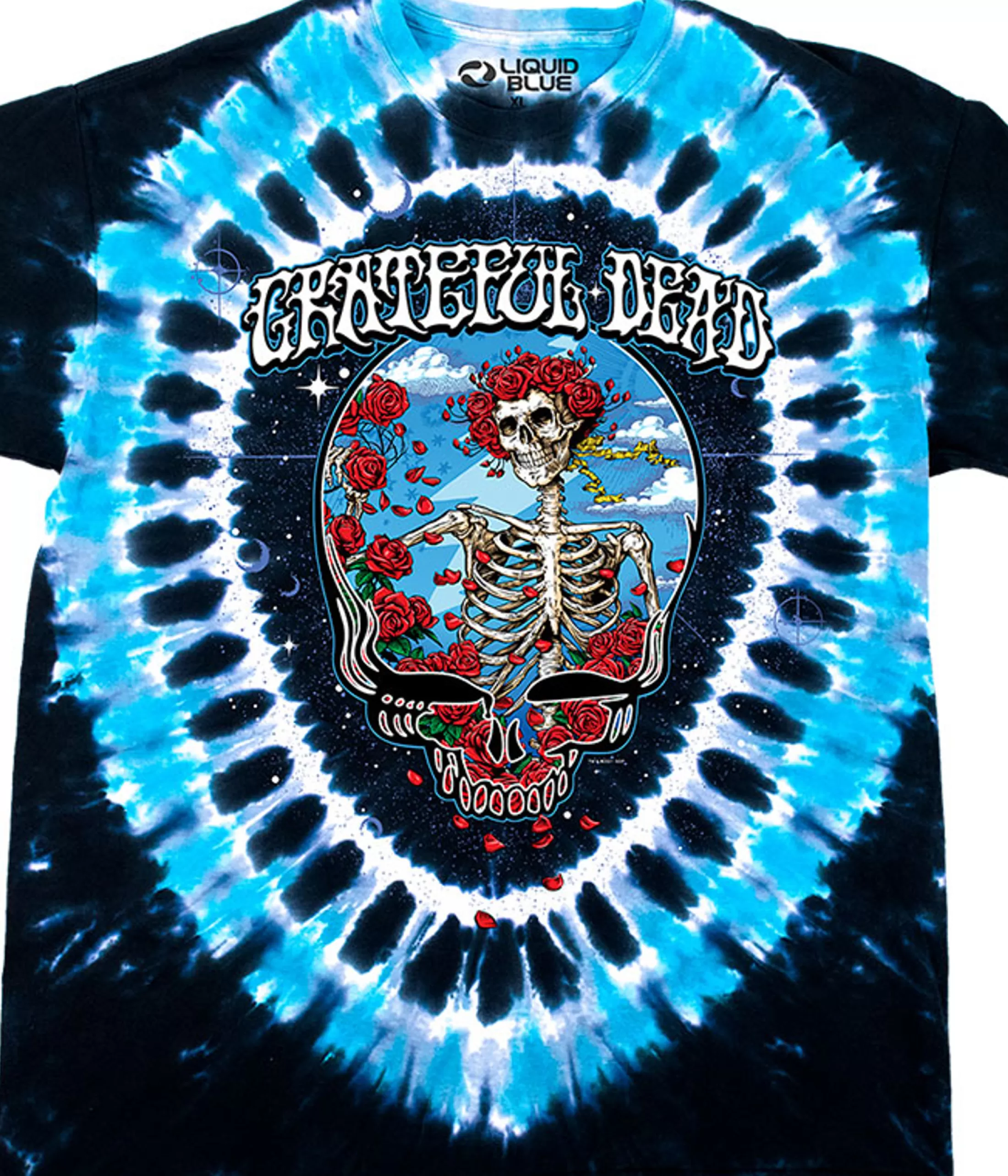 T-Shirt | Grateful Dead<Liquid Blue Steal Your Bertha Tie-Dye T-Shirt