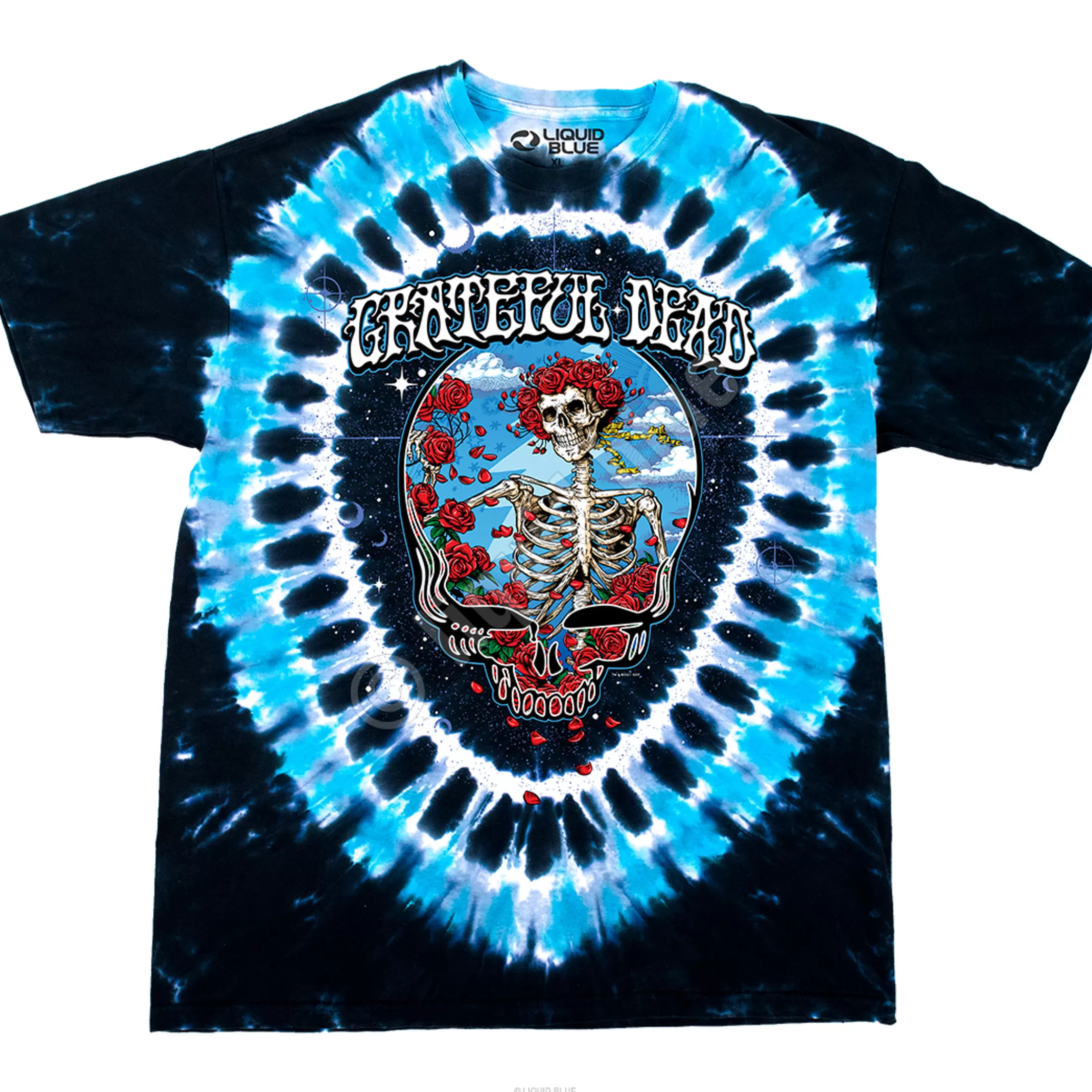 T-Shirt | Grateful Dead<Liquid Blue Steal Your Bertha Tie-Dye T-Shirt