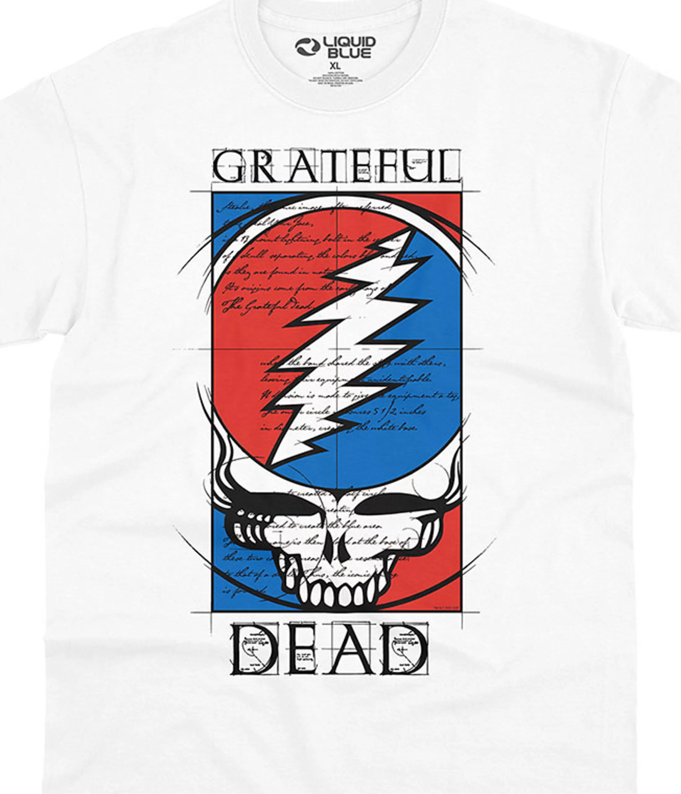 T-Shirt | Grateful Dead<Liquid Blue Steal Your Blueprint T-Shirt