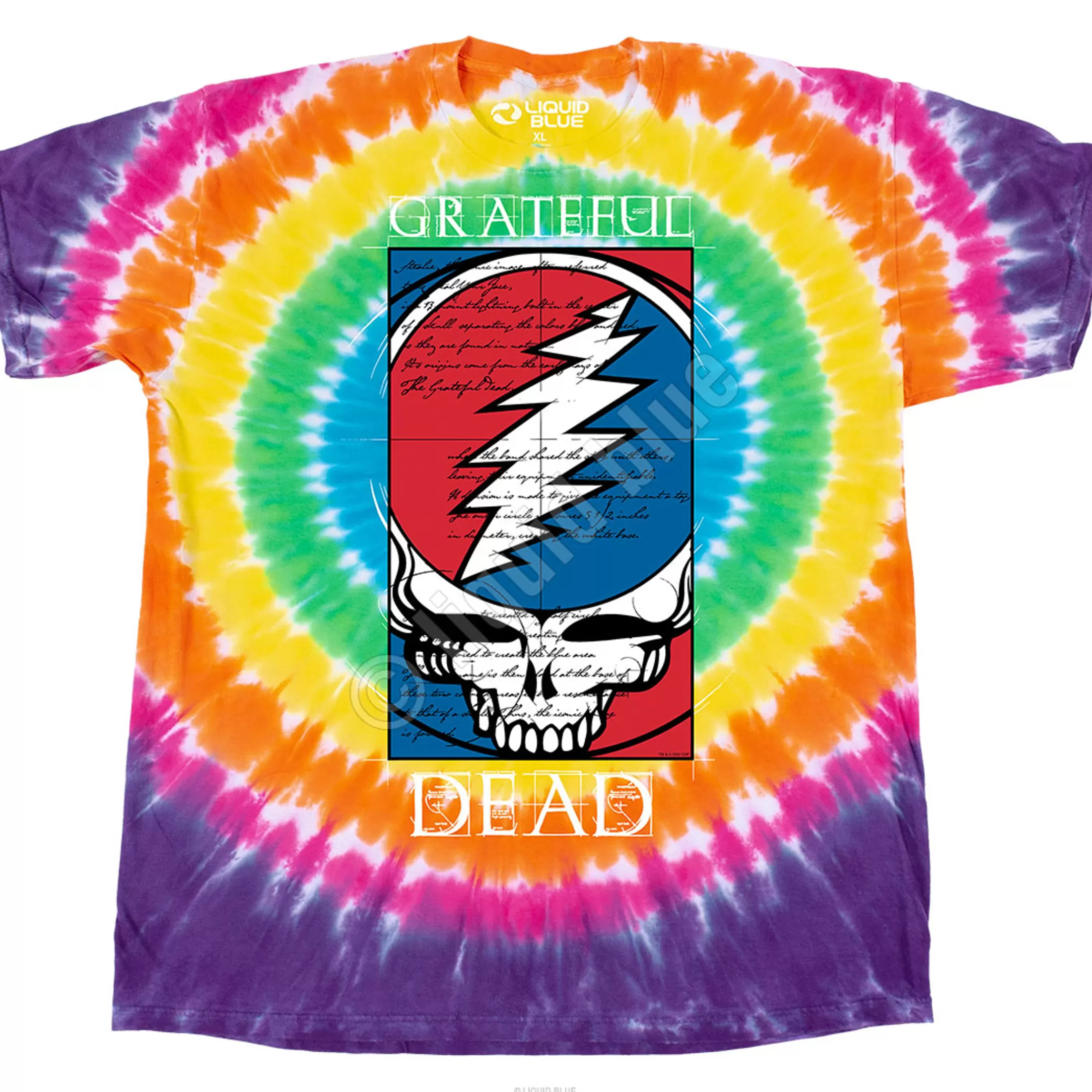 T-Shirt | Grateful Dead<Liquid Blue Steal Your Blueprint T-Shirt