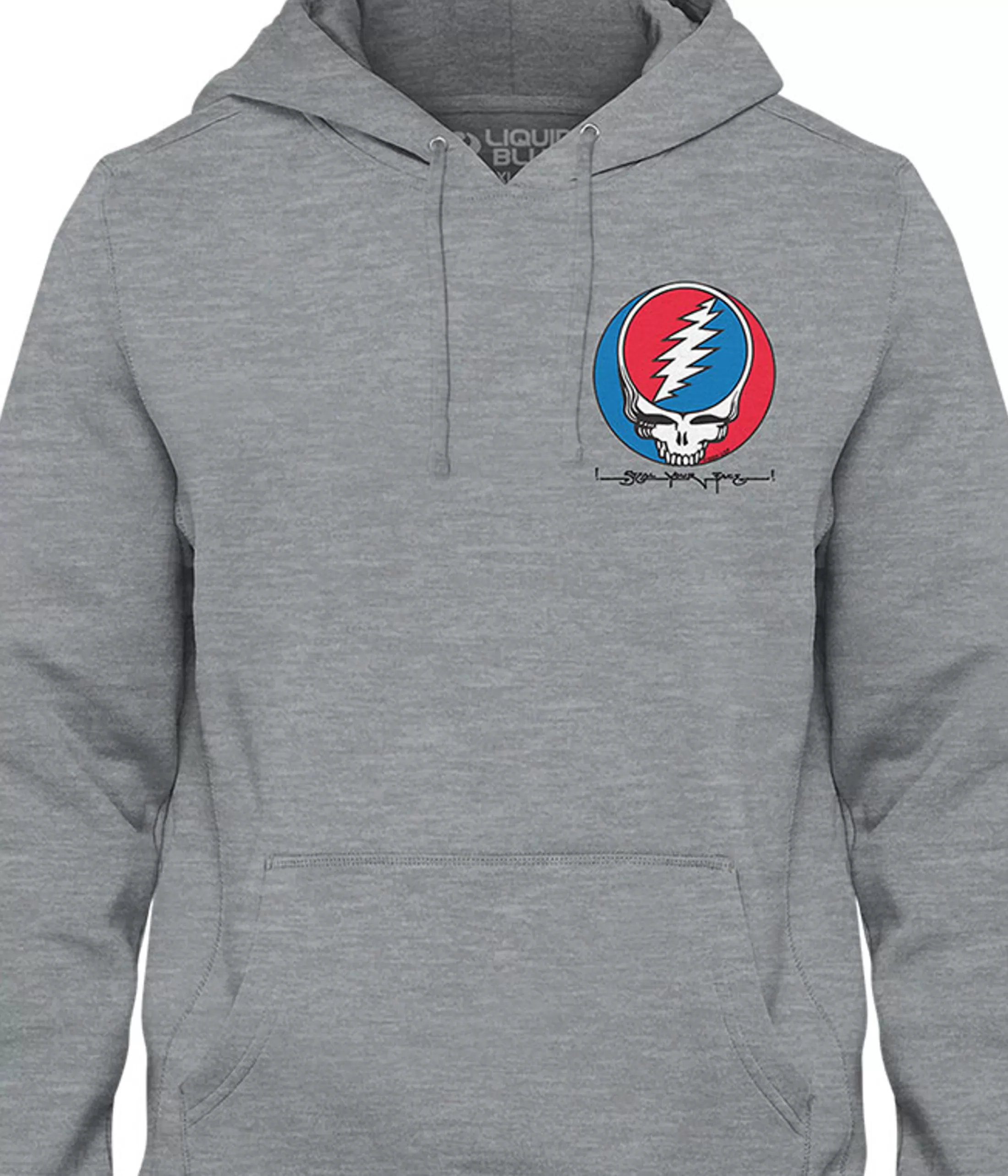 Hoodie | Grateful Dead<Liquid Blue Steal Your Face Chest Hoodie