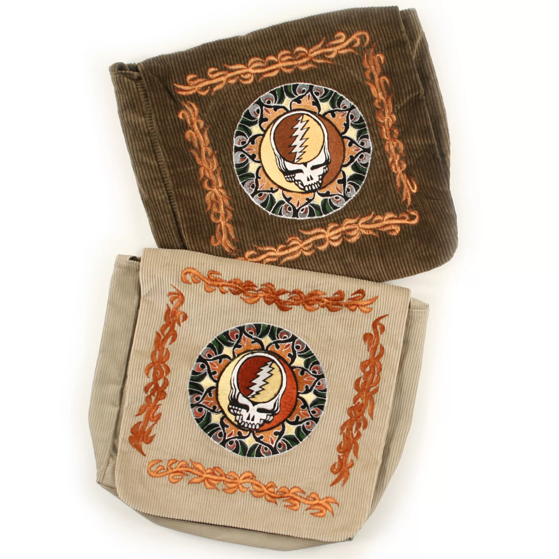 Bags | Grateful Dead<Liquid Blue Steal Your Face Embroidered Tote Assorted Bag