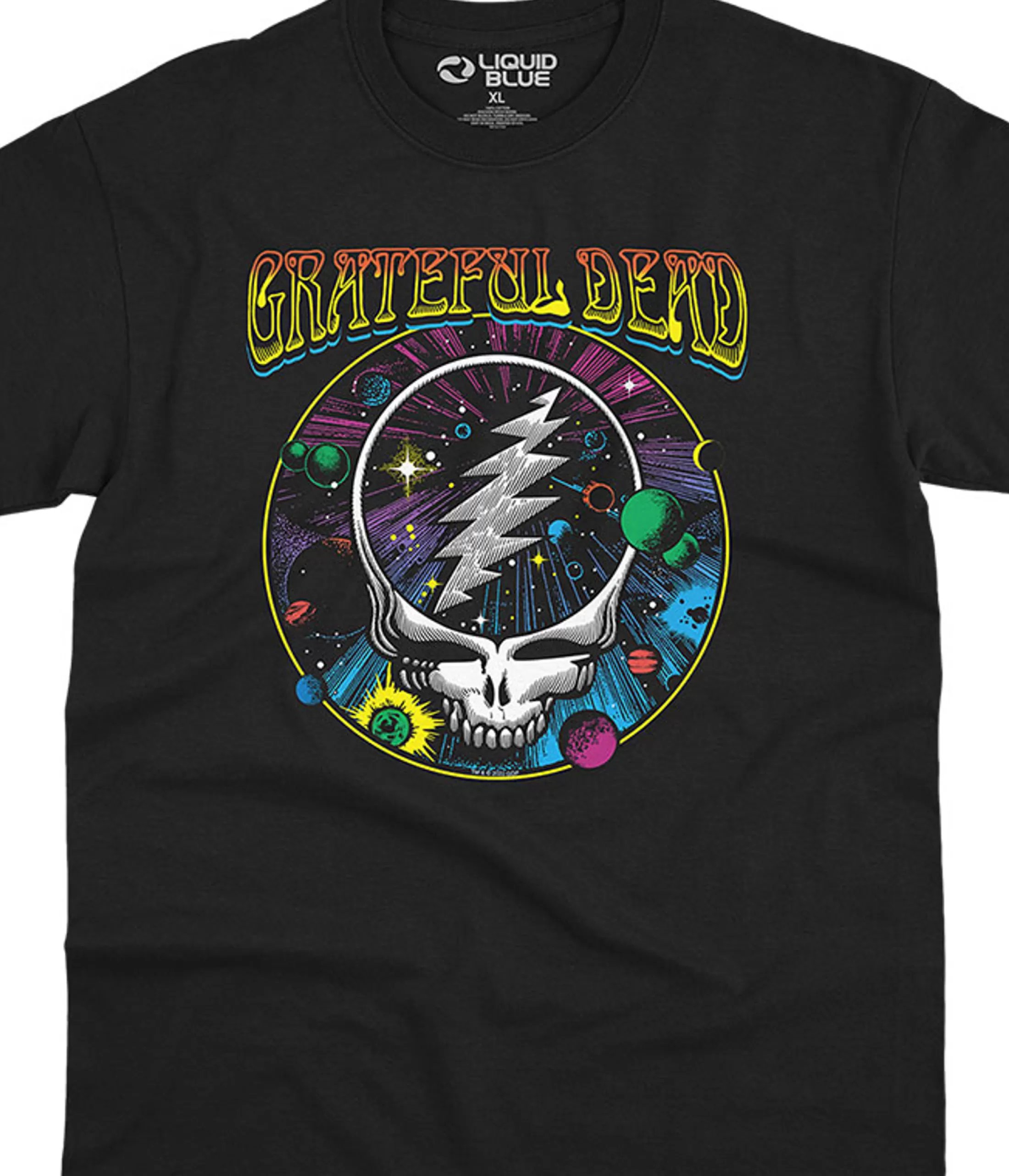 T-Shirt | Grateful Dead<Liquid Blue Steal Your Face Pulp T-Shirt