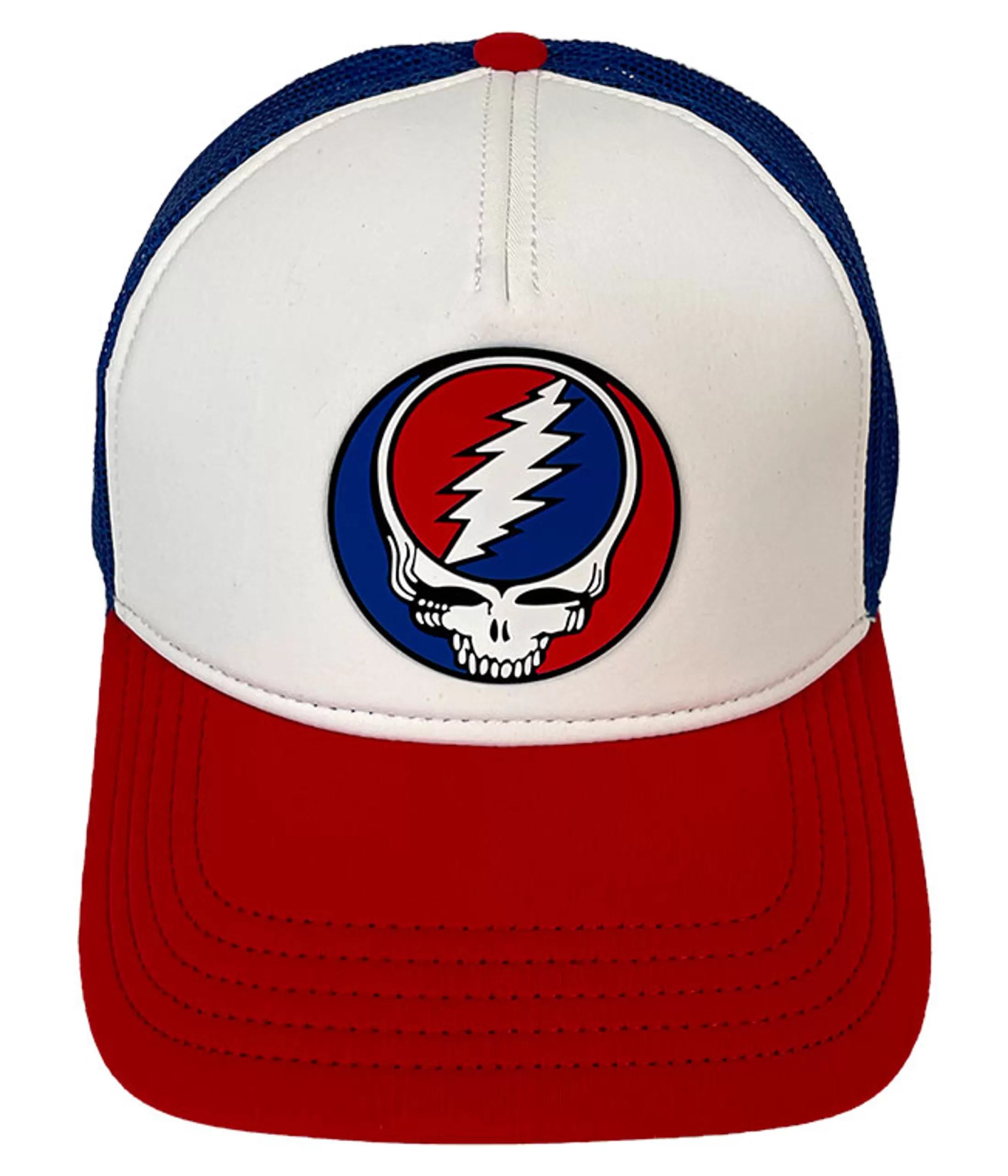 Hats | Grateful Dead<Liquid Blue Steal Your Face Red White Blue Hat