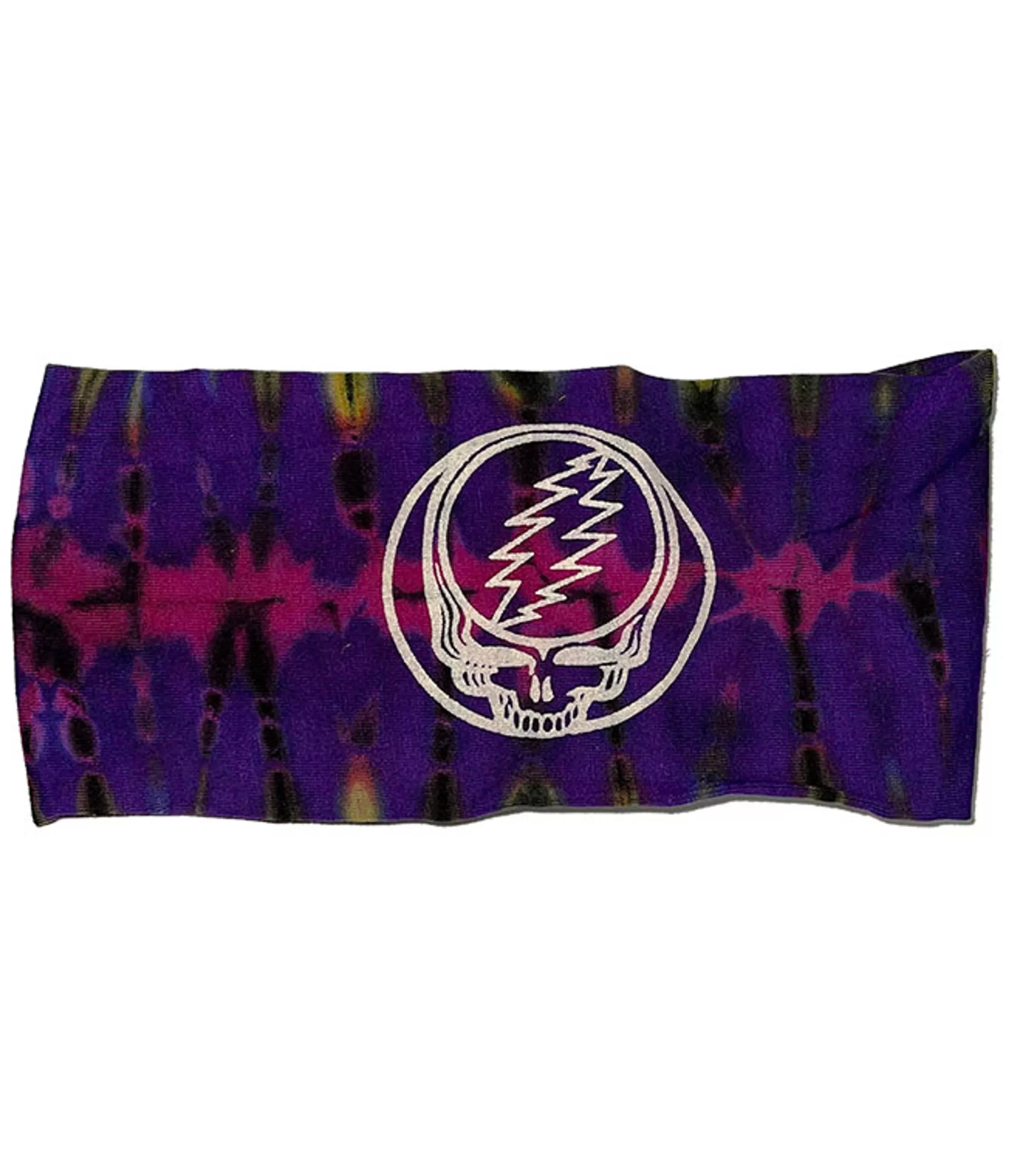 Bandanas | Grateful Dead<Liquid Blue Steal Your Face Tie Dye Headband