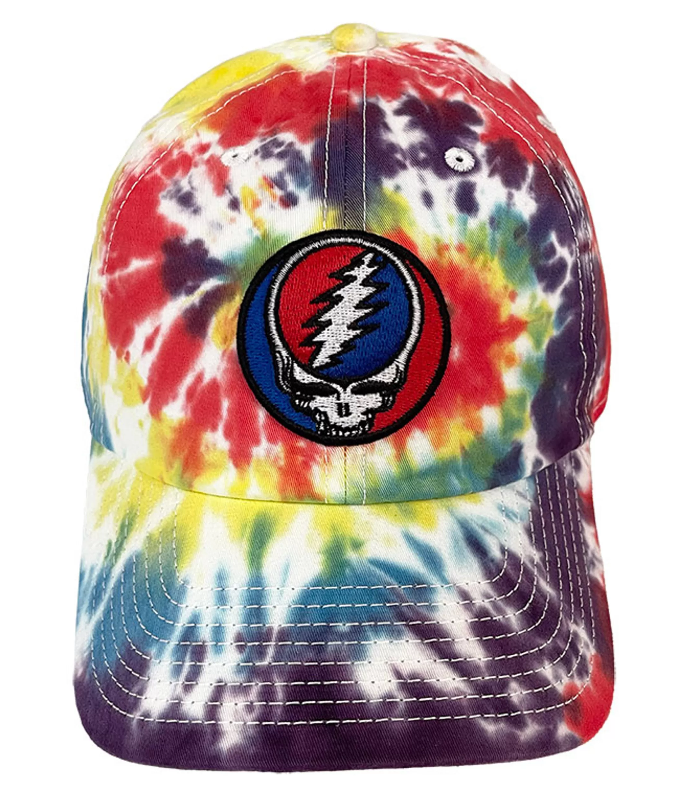 Hats | Grateful Dead<Liquid Blue Steal Your Face Tie-Dye Hat