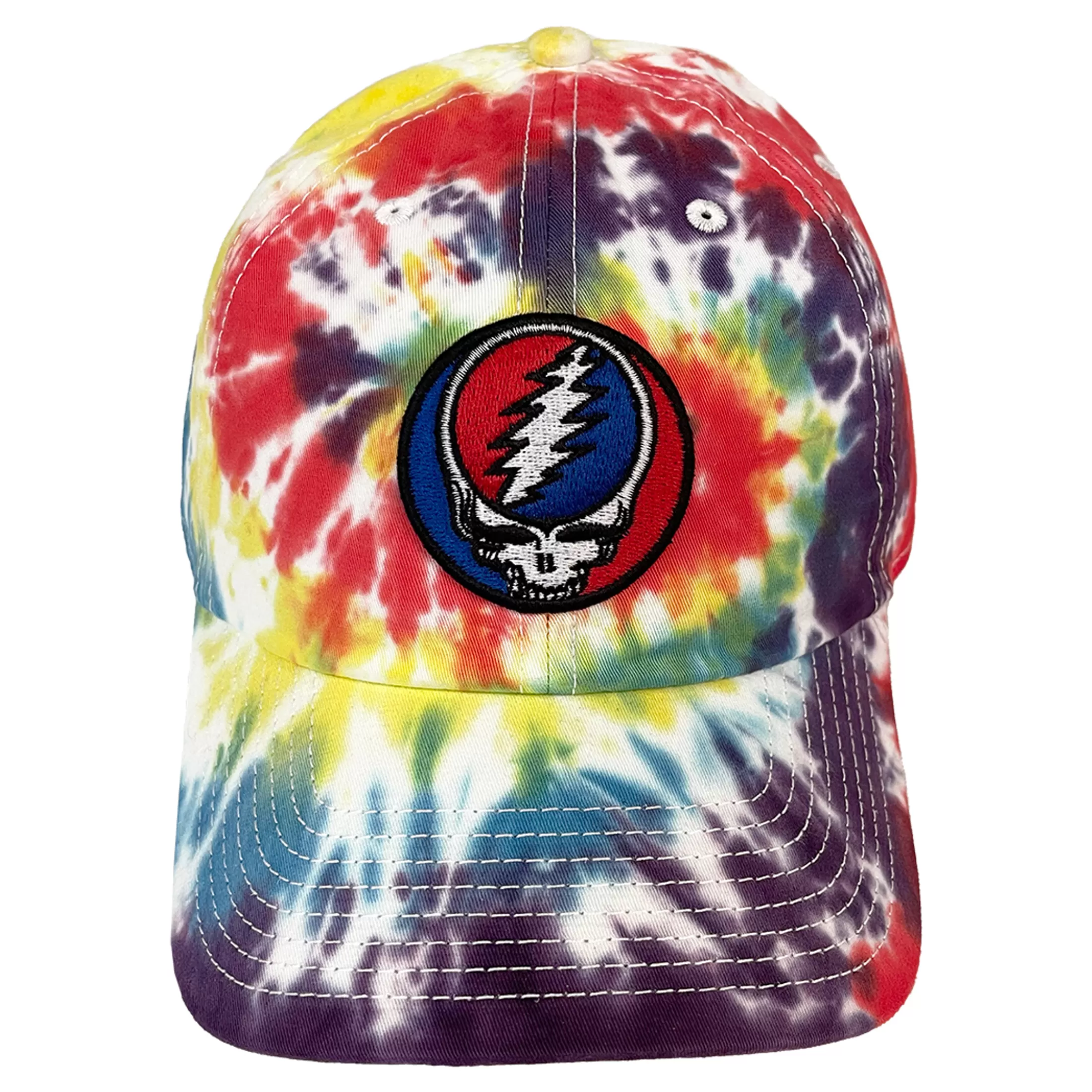 Hats | Grateful Dead<Liquid Blue Steal Your Face Tie-Dye Hat